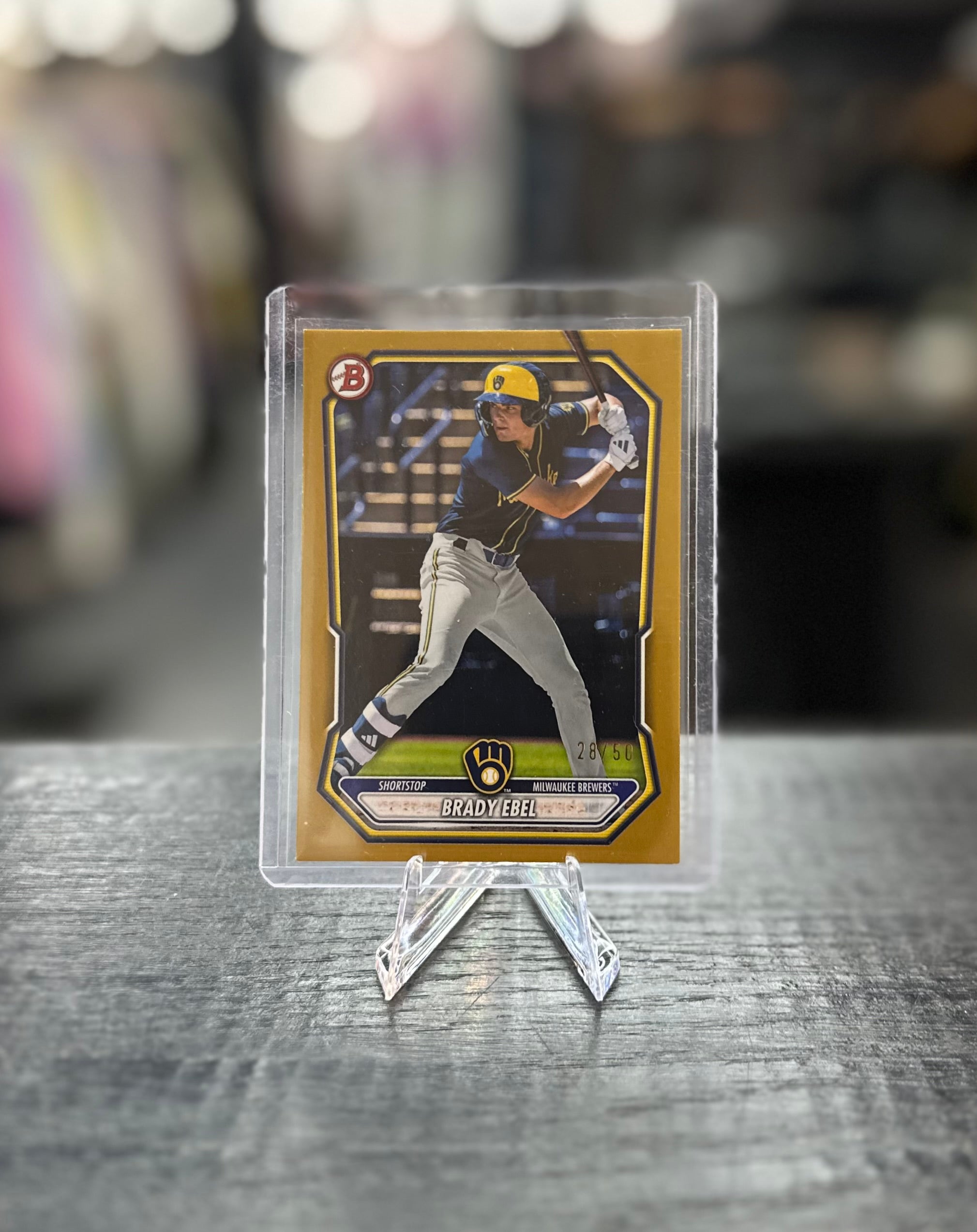 2026 Bowman Brady Ebel Gold Paper /50