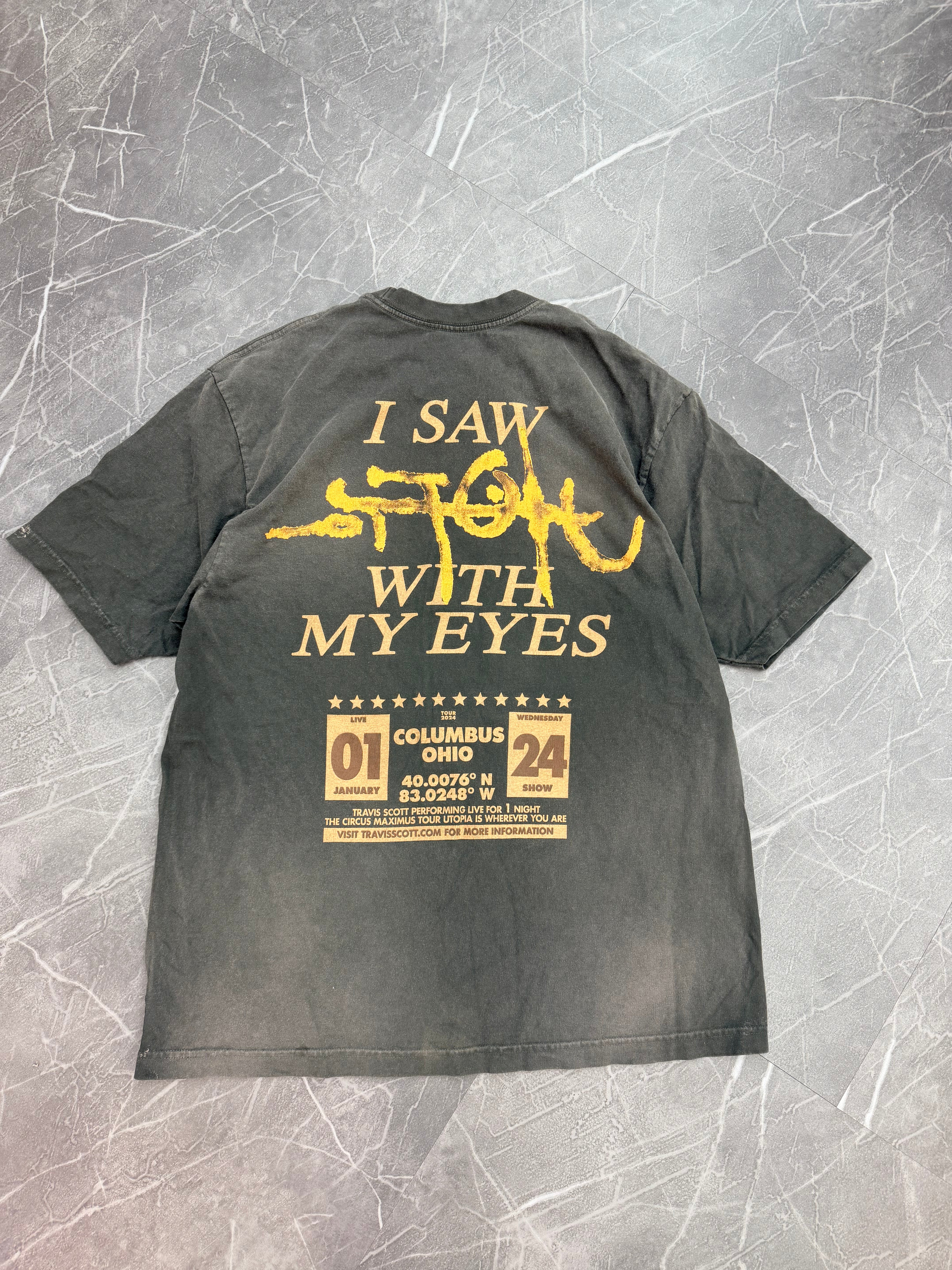 Travis Scott Utopia Tour Columbus Exclusive Tee