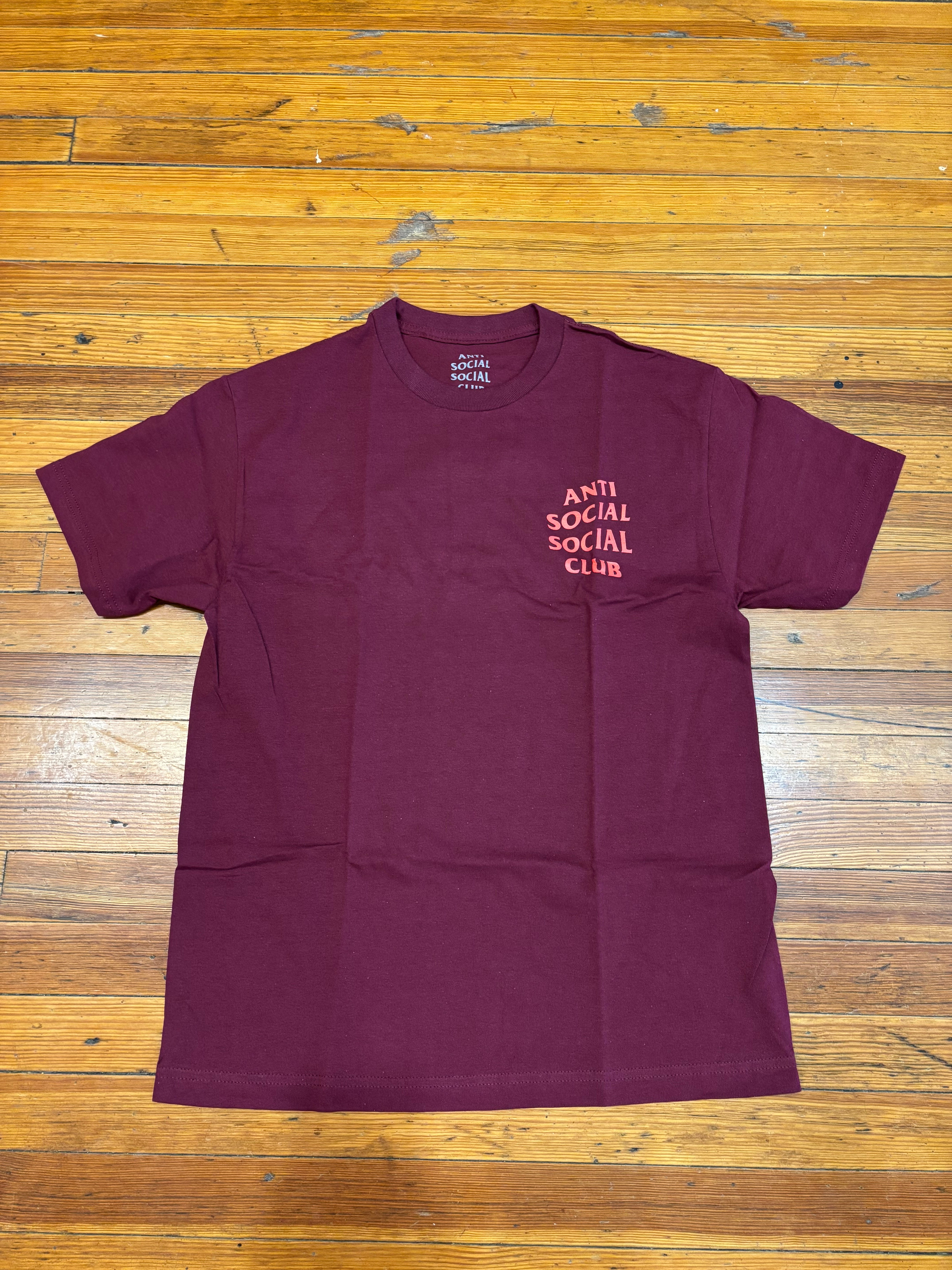 Anti Social Social Club Essential Tee “Maroon”