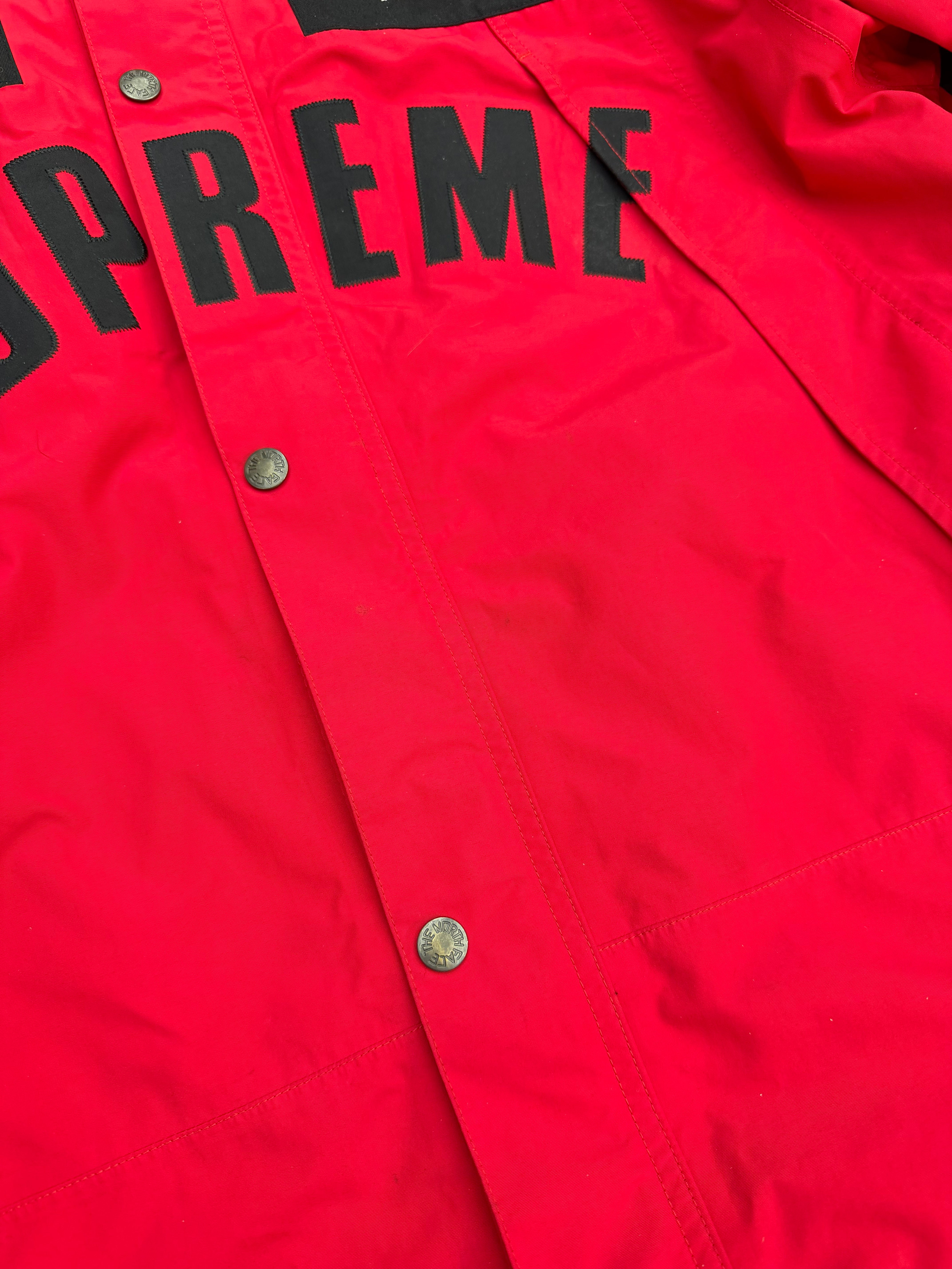 Supreme x The North Face Arc Logo Mountain Parka “Red”