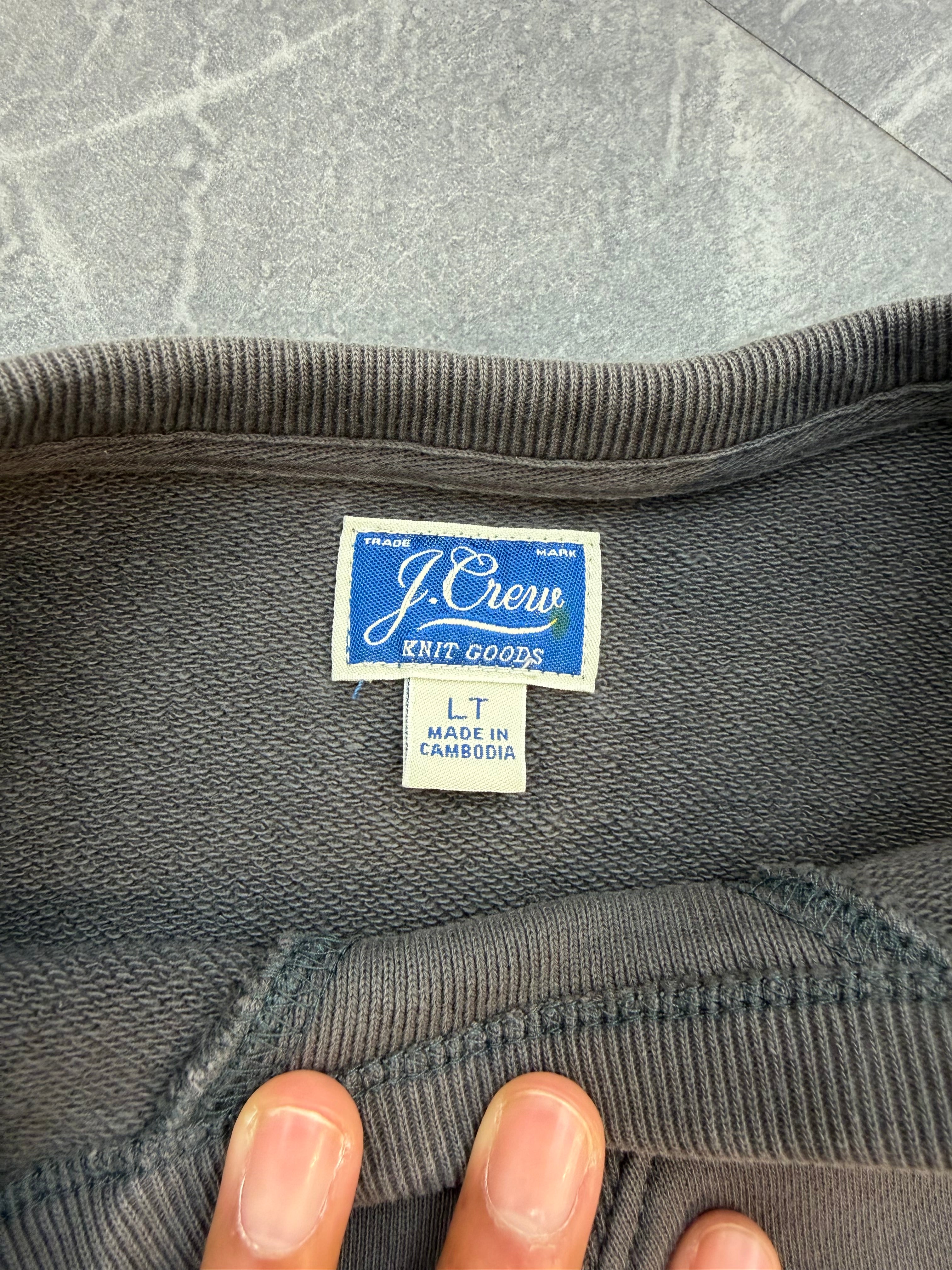 Vintage J-Crew Crewneck “Charcoal” (L)