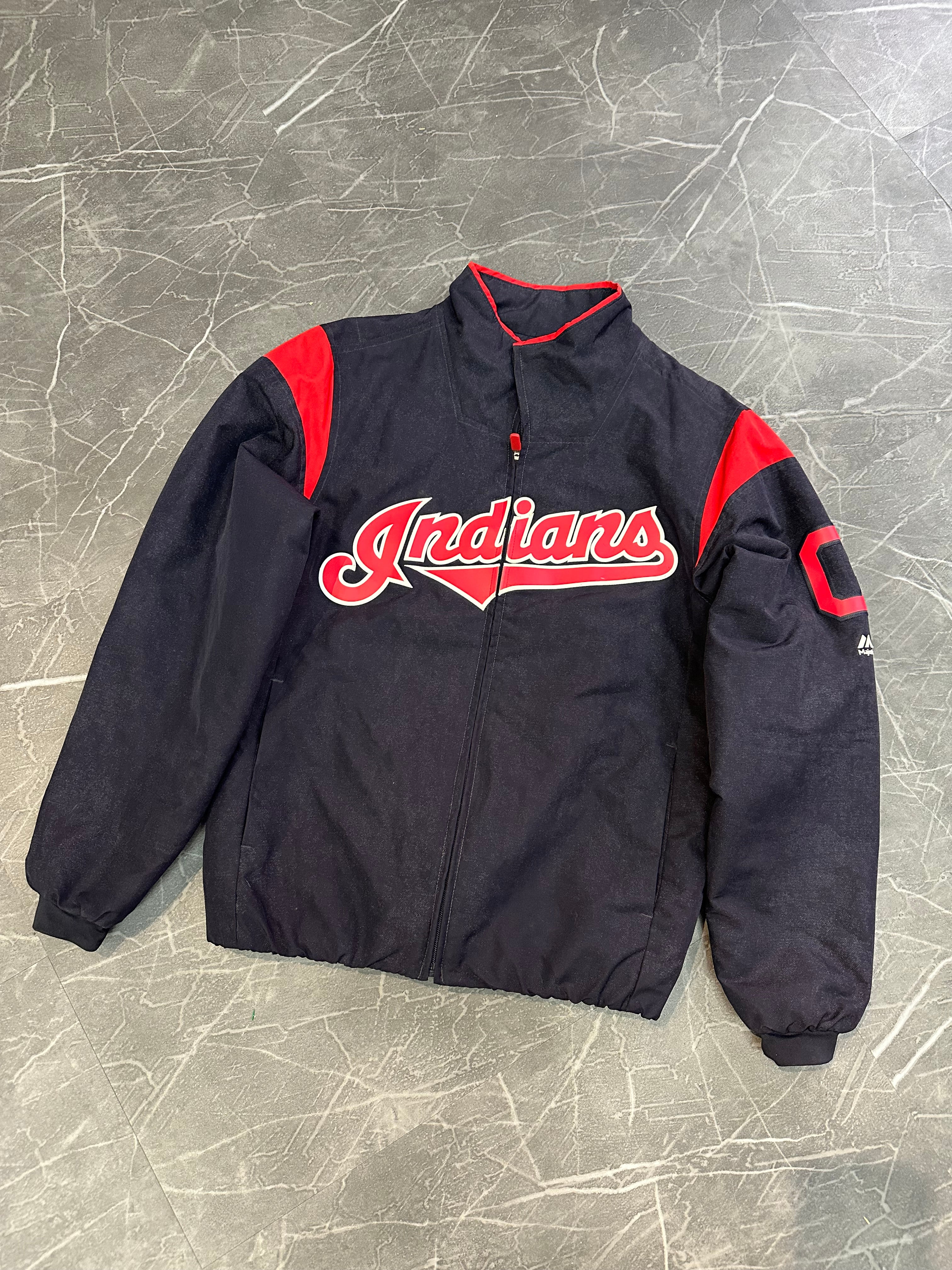 Y2K Indians Zip Up (S)