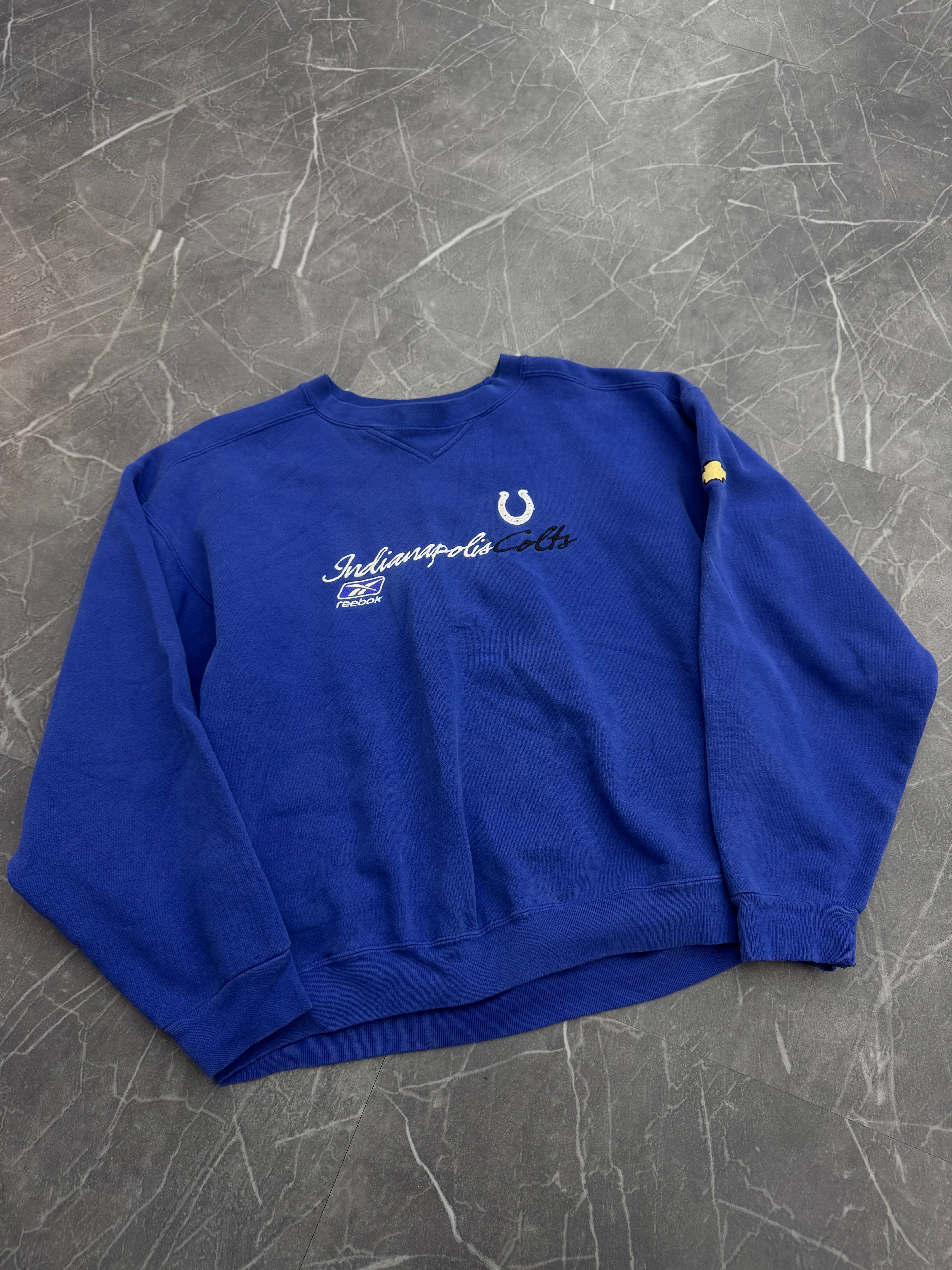 Vintage Reebok Indianapolis Colts Crew Neck (XXL)