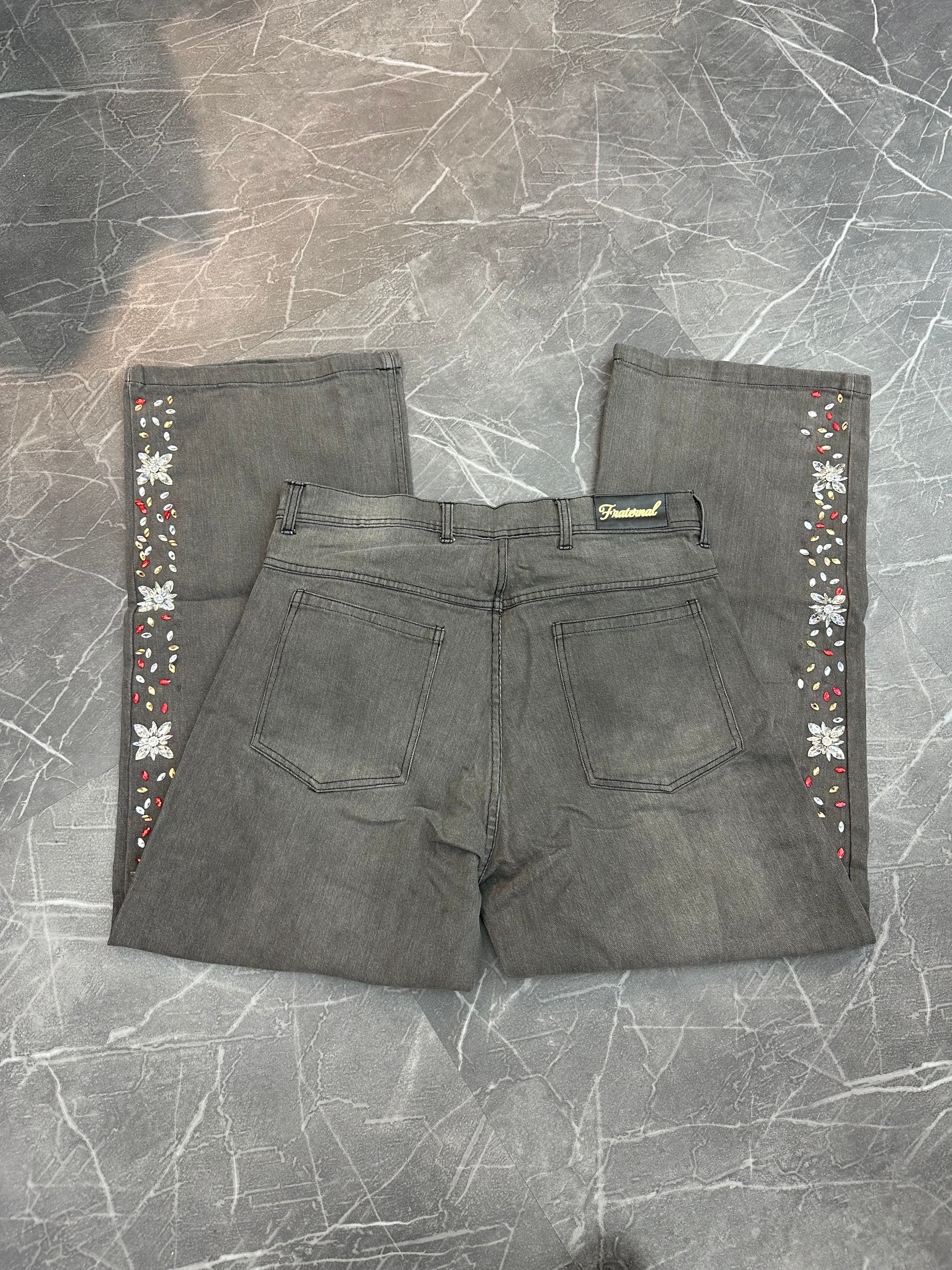 Fraternal Grey Interstellar Jeans