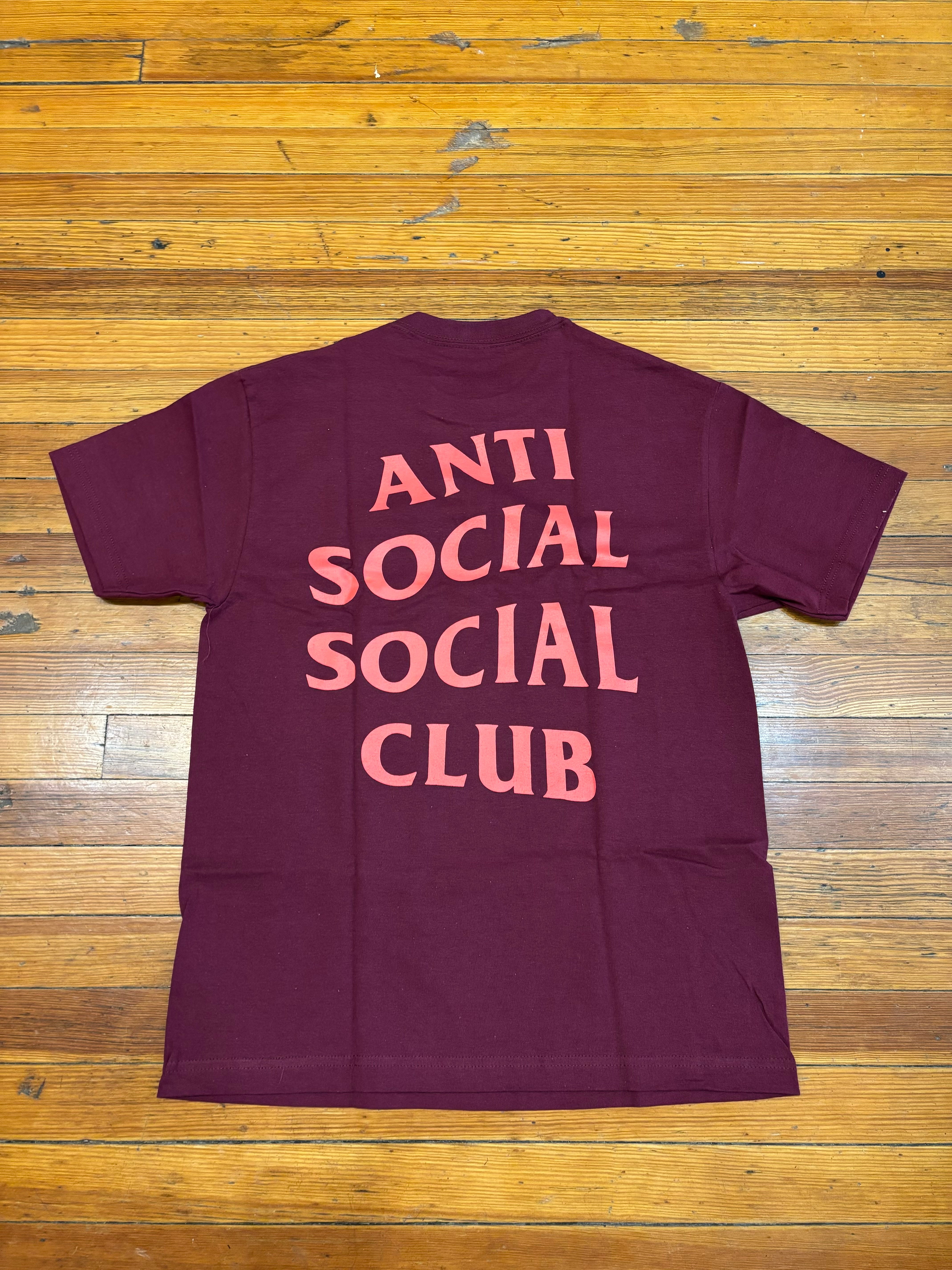 Anti Social Social Club Essential Tee “Maroon”