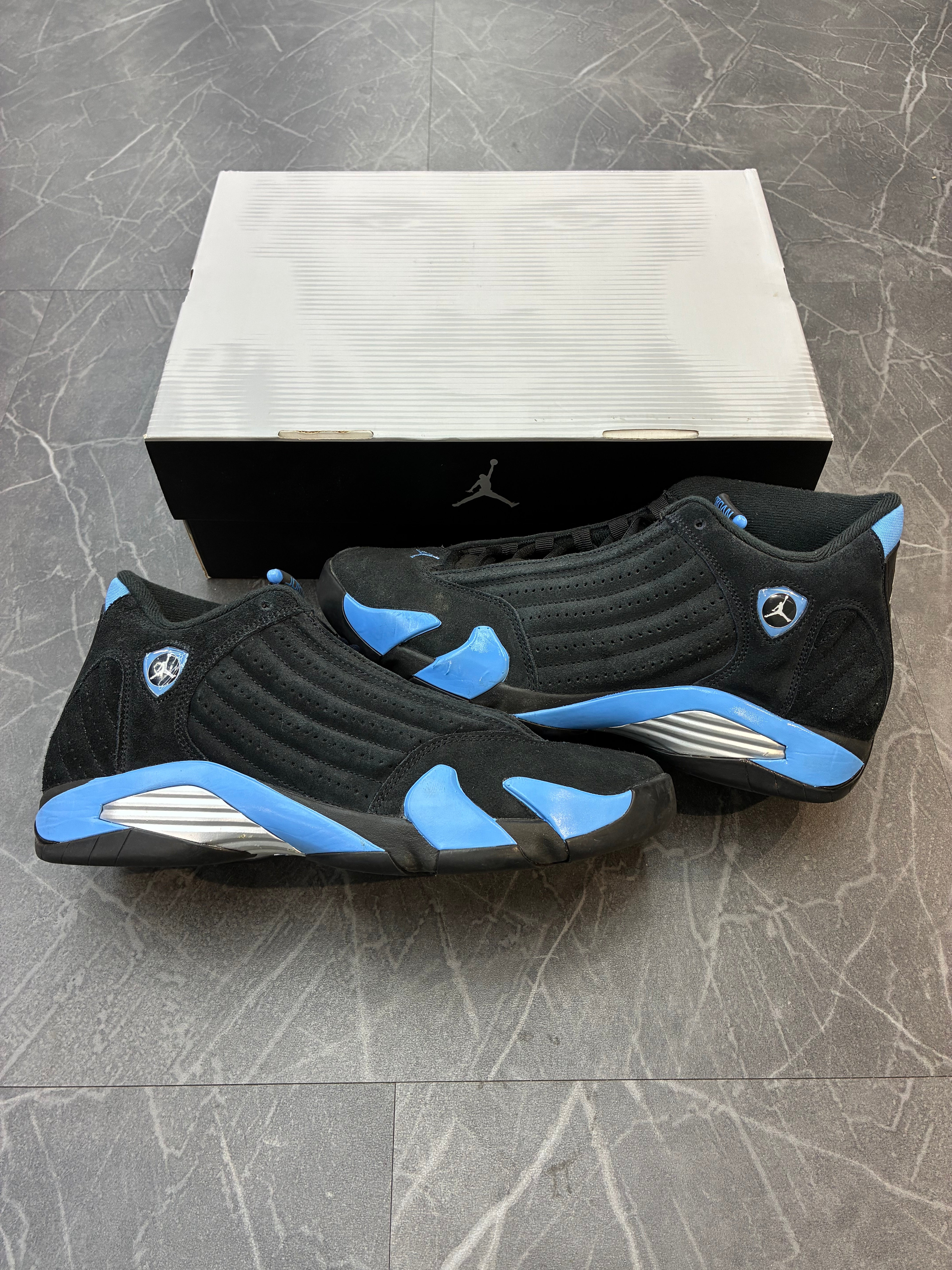 Jordan 14 “Black University Blue”
