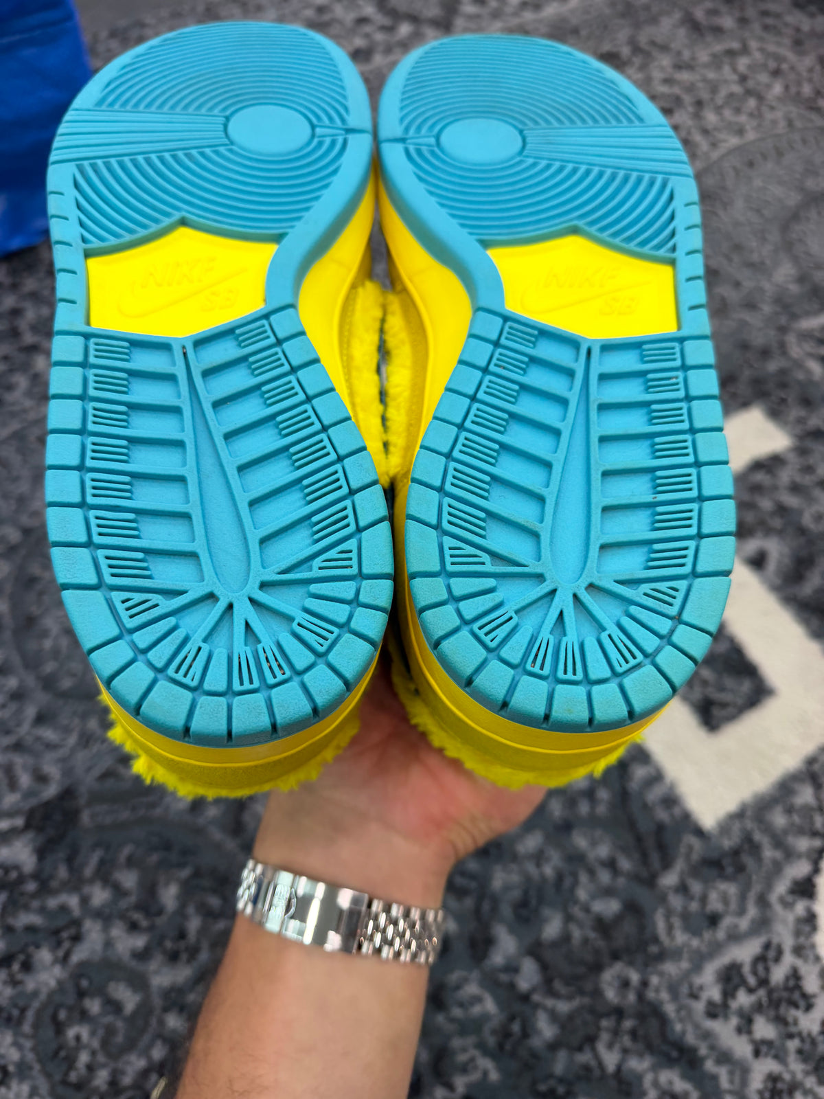 Nike SB Dunk Low Grateful Dead Bears Opti Yellow (Lightly Worn)