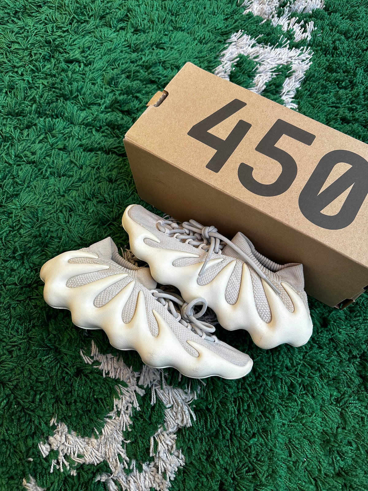 adidas Yeezy 450 “Cloud White” (Size 10) (Lightly Worn) - Image 1