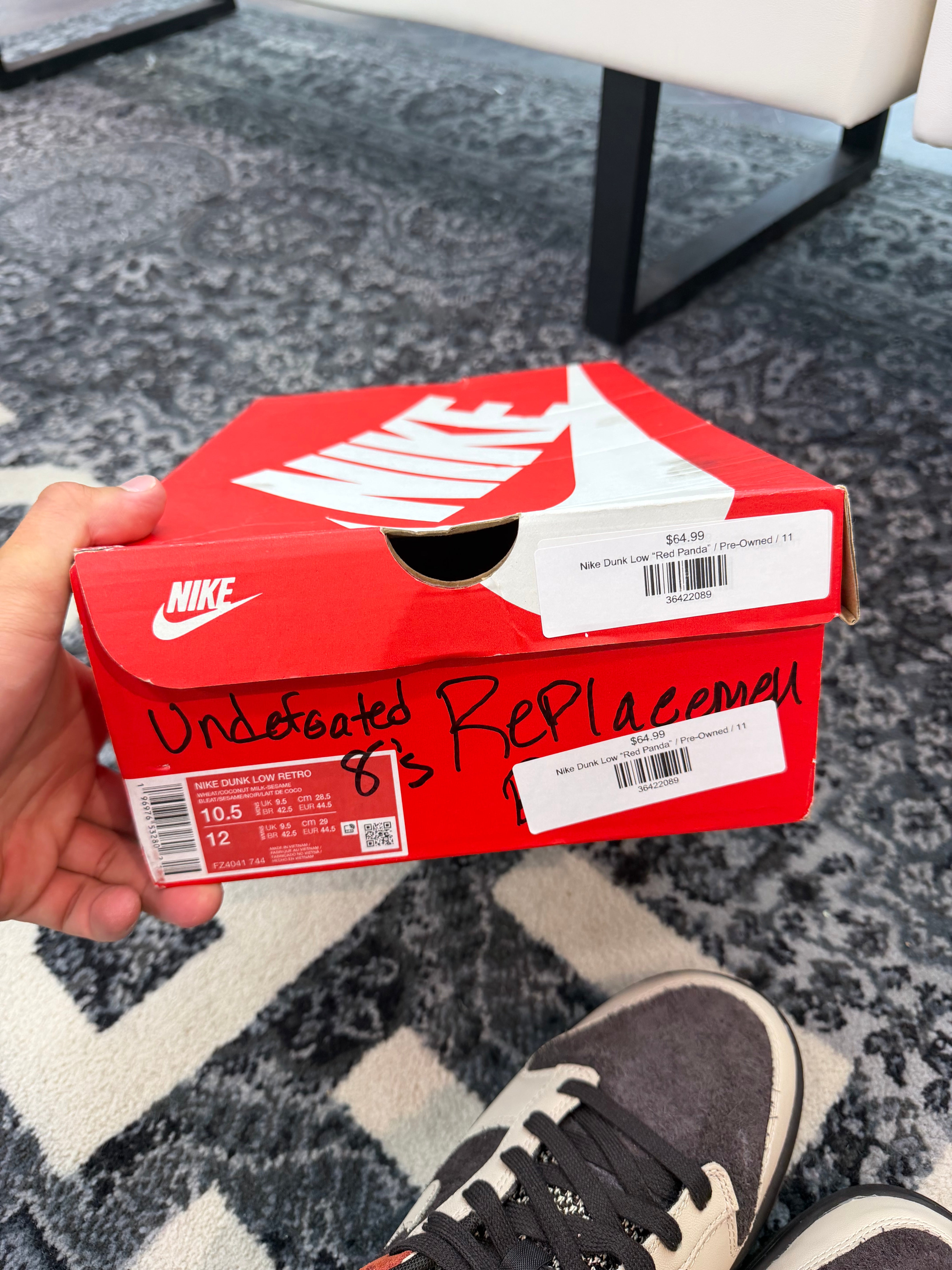 Nike Dunk Low “Red Panda”