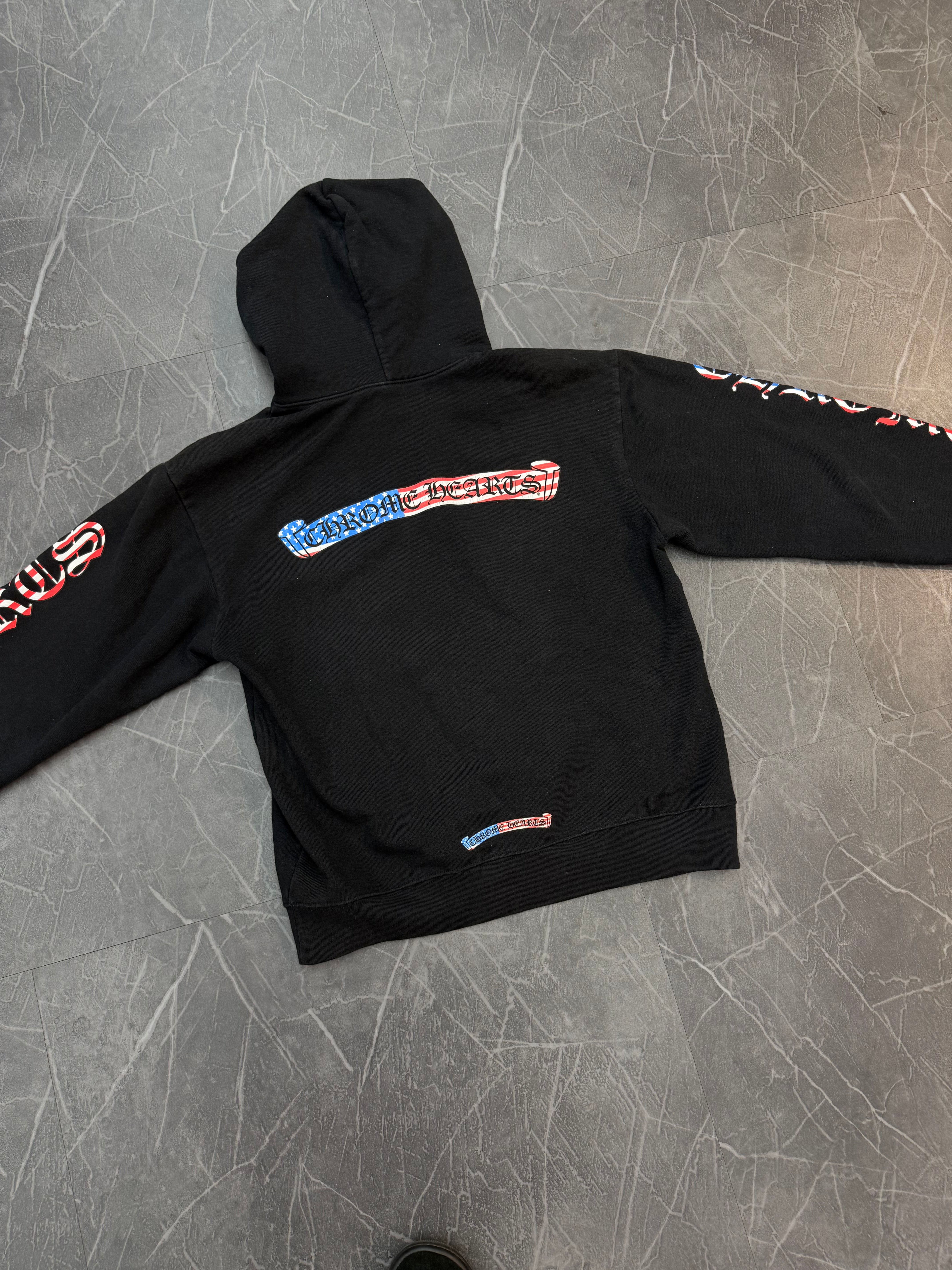 Chrome Hearts Matty Boy USA Scroll Hoodie