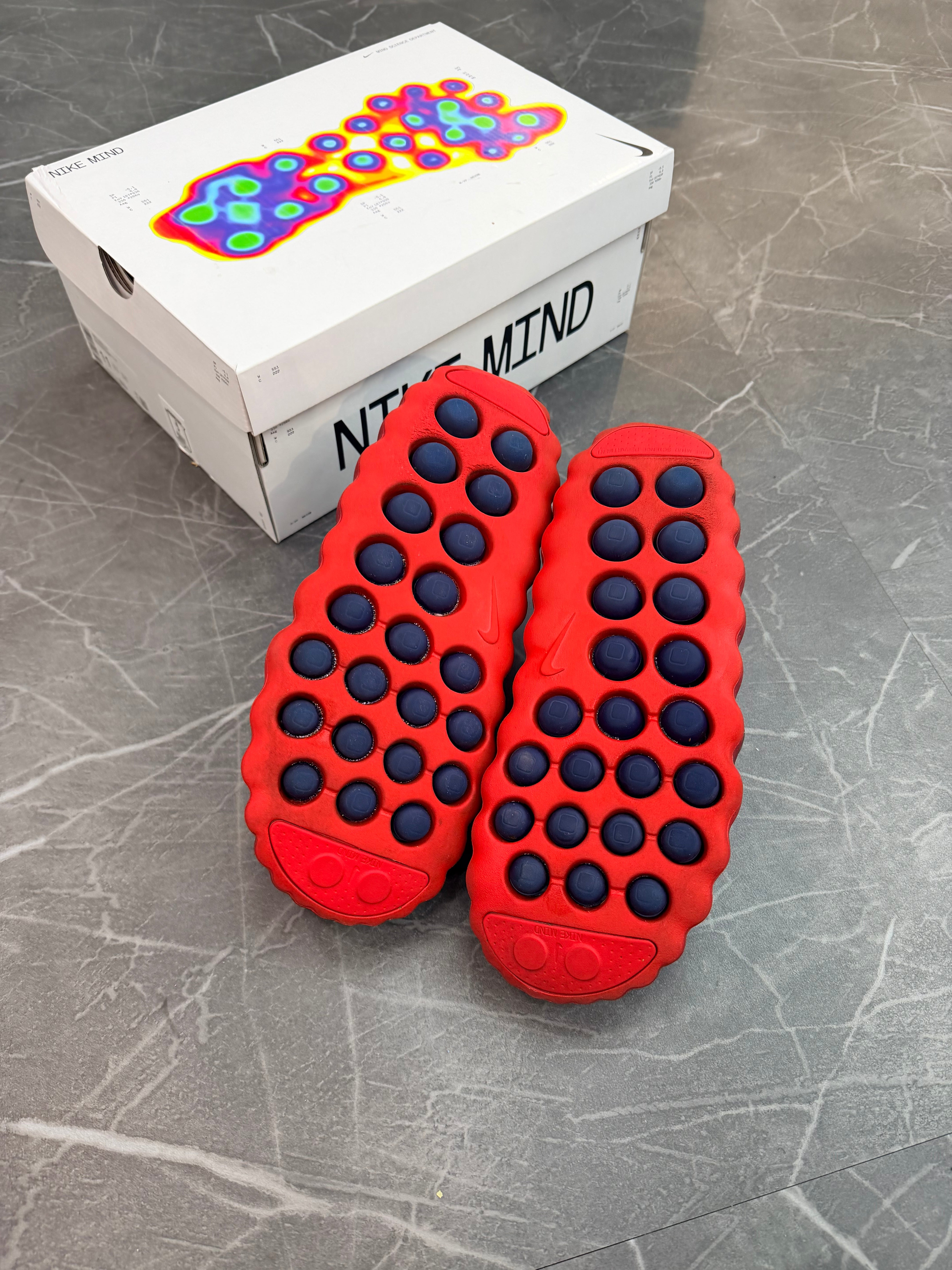 Nike Mind 001 Slide “Team Red University Red”