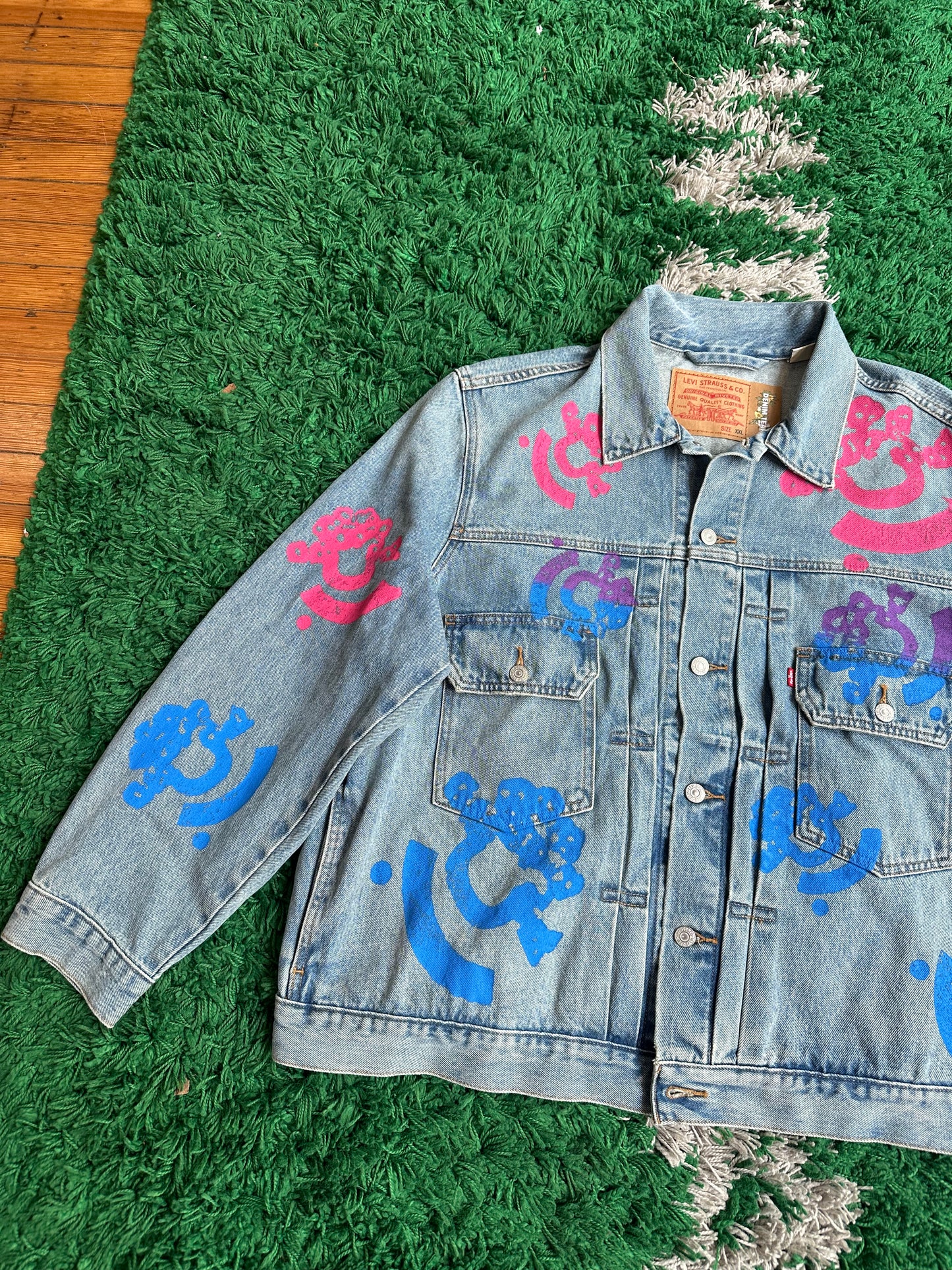 Denim Tears BSTROY Tears Washed Denim Jacket