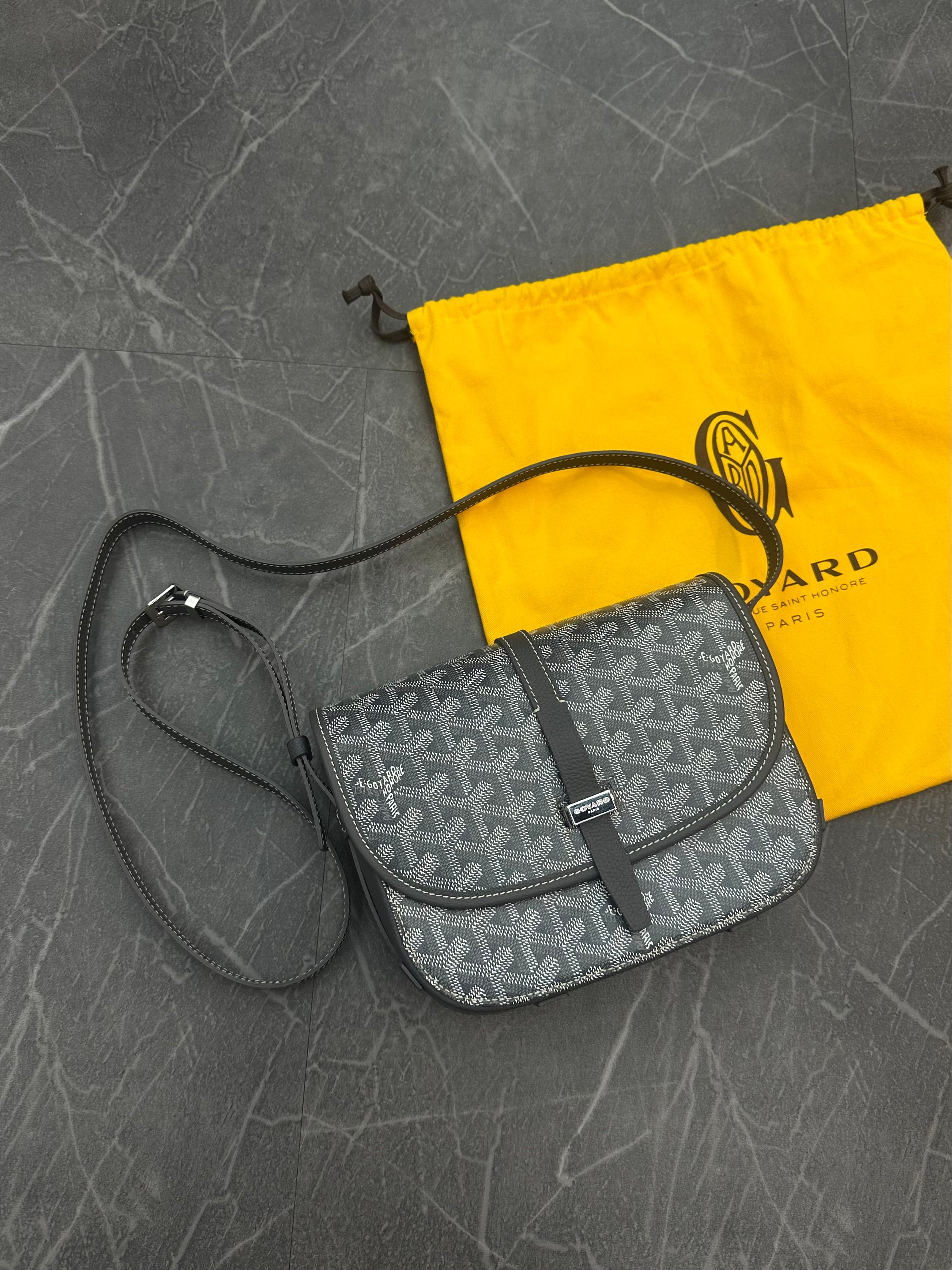 Goyard Belvedere PM Grey