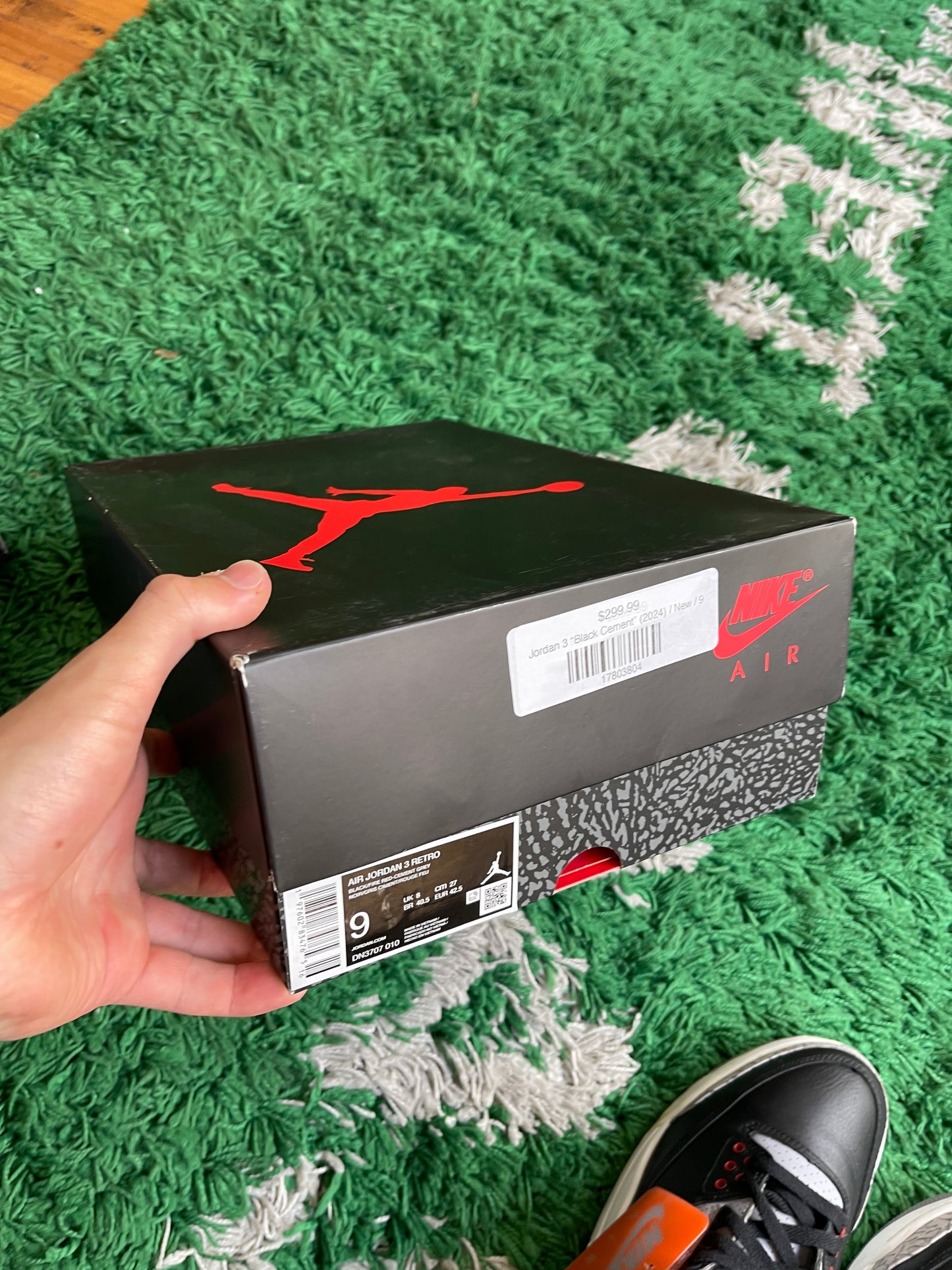 Jordan 3 “Black Cement” (2024)
