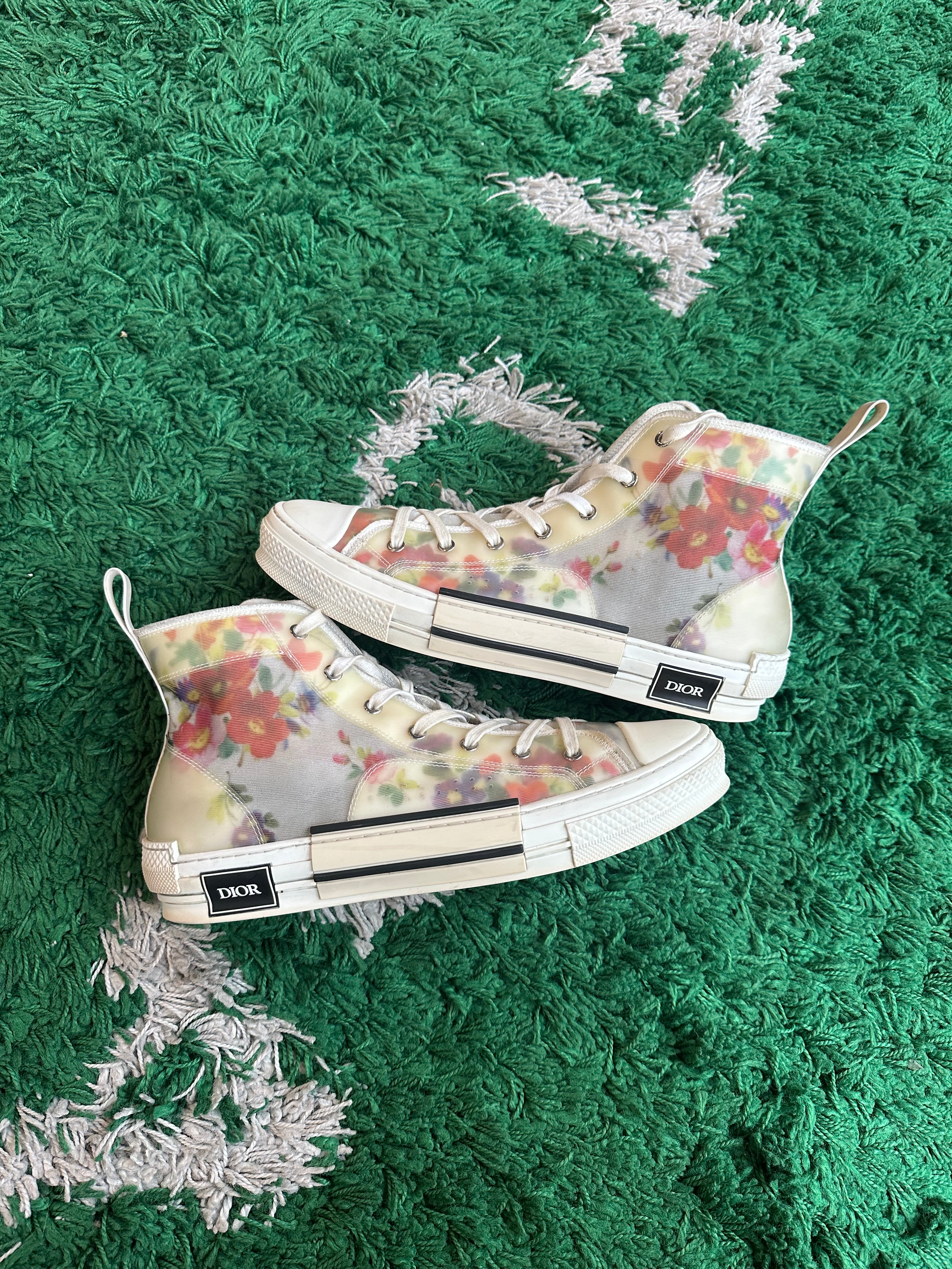 Dior Converse High Top “Flowers”