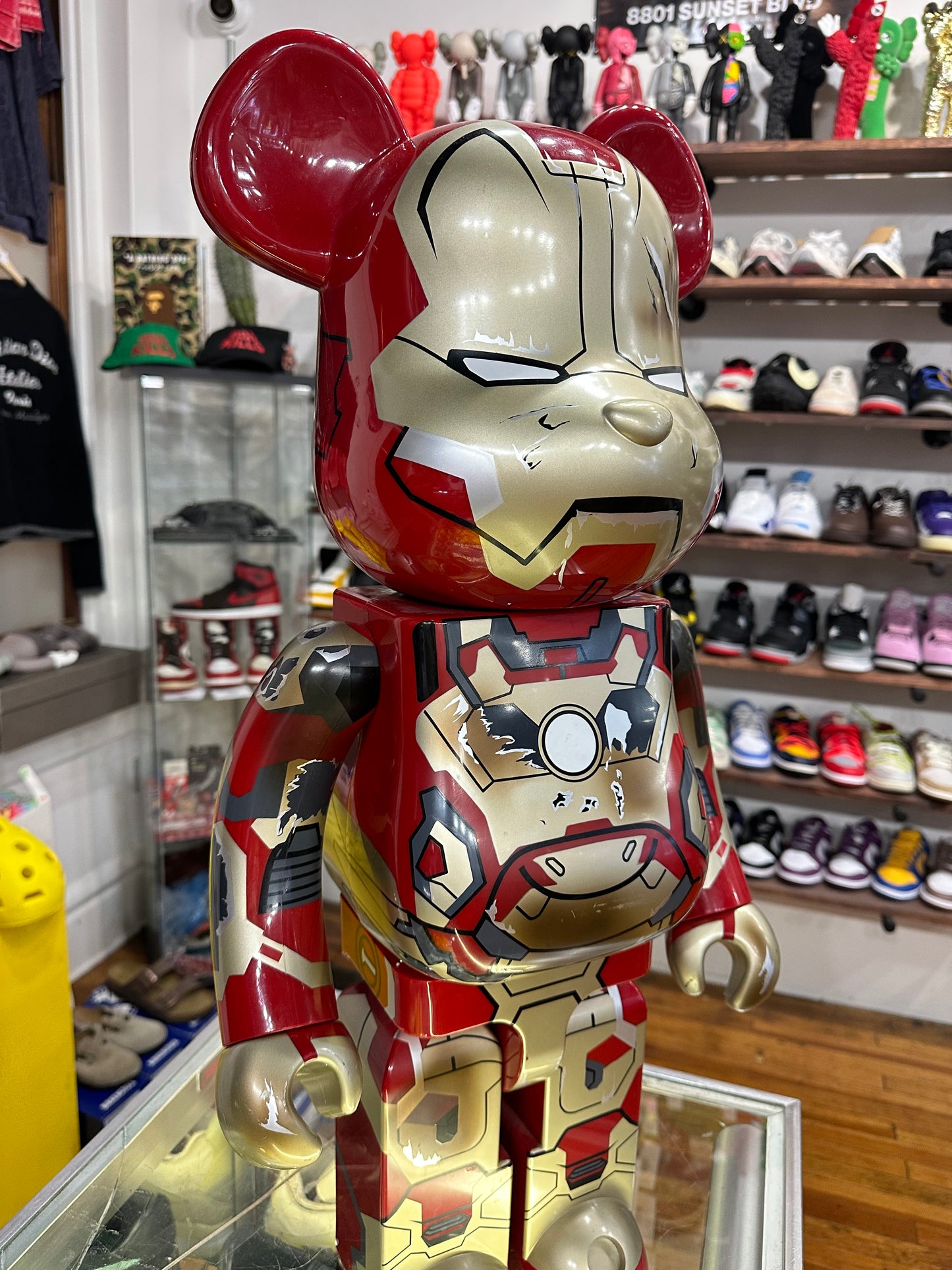 Bearbrick 1000% “Iron Man Mark XLII Damaged”