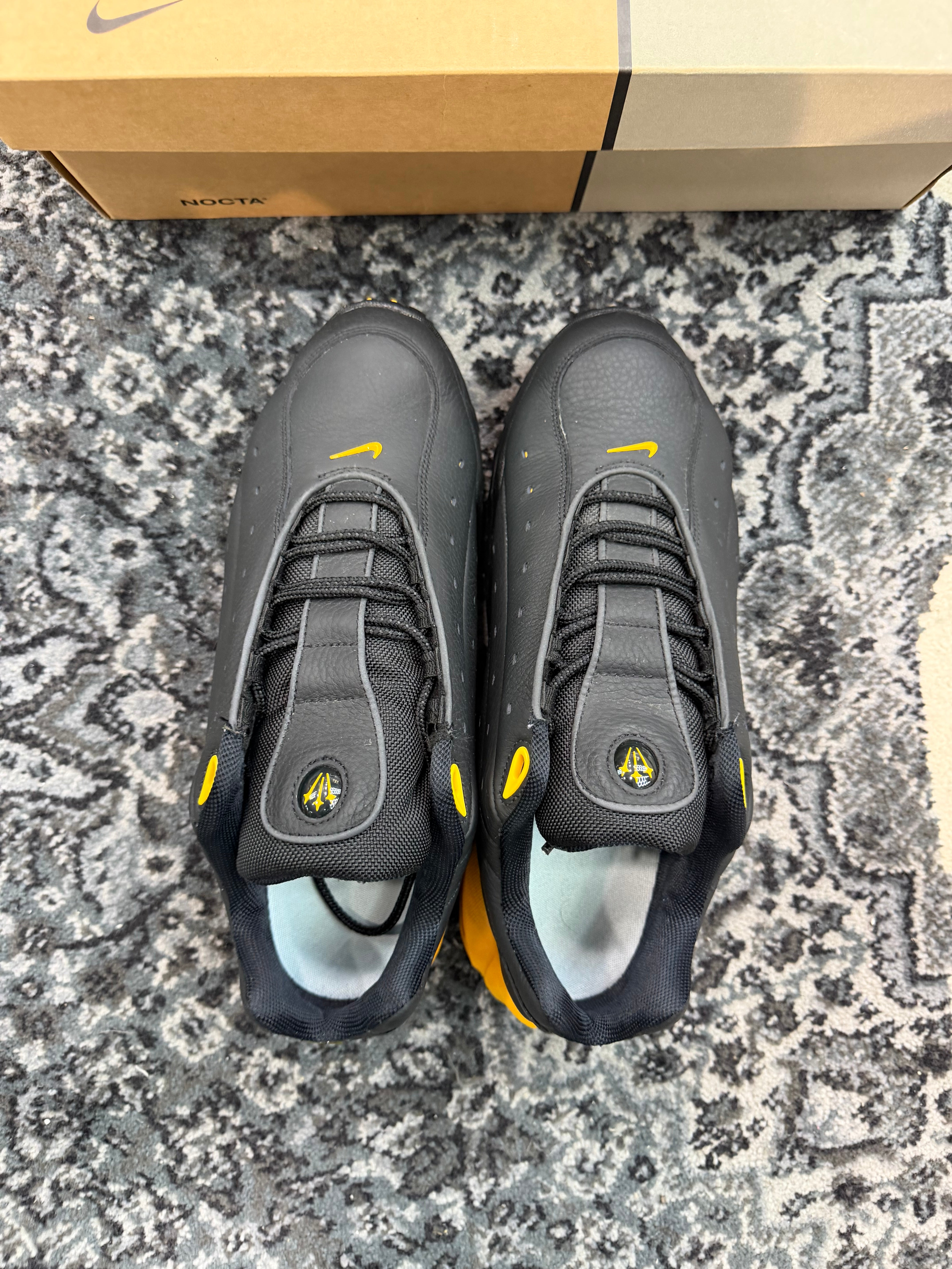 Nike Hot Step Air Terra Drake Nocta “Black Yellow”
