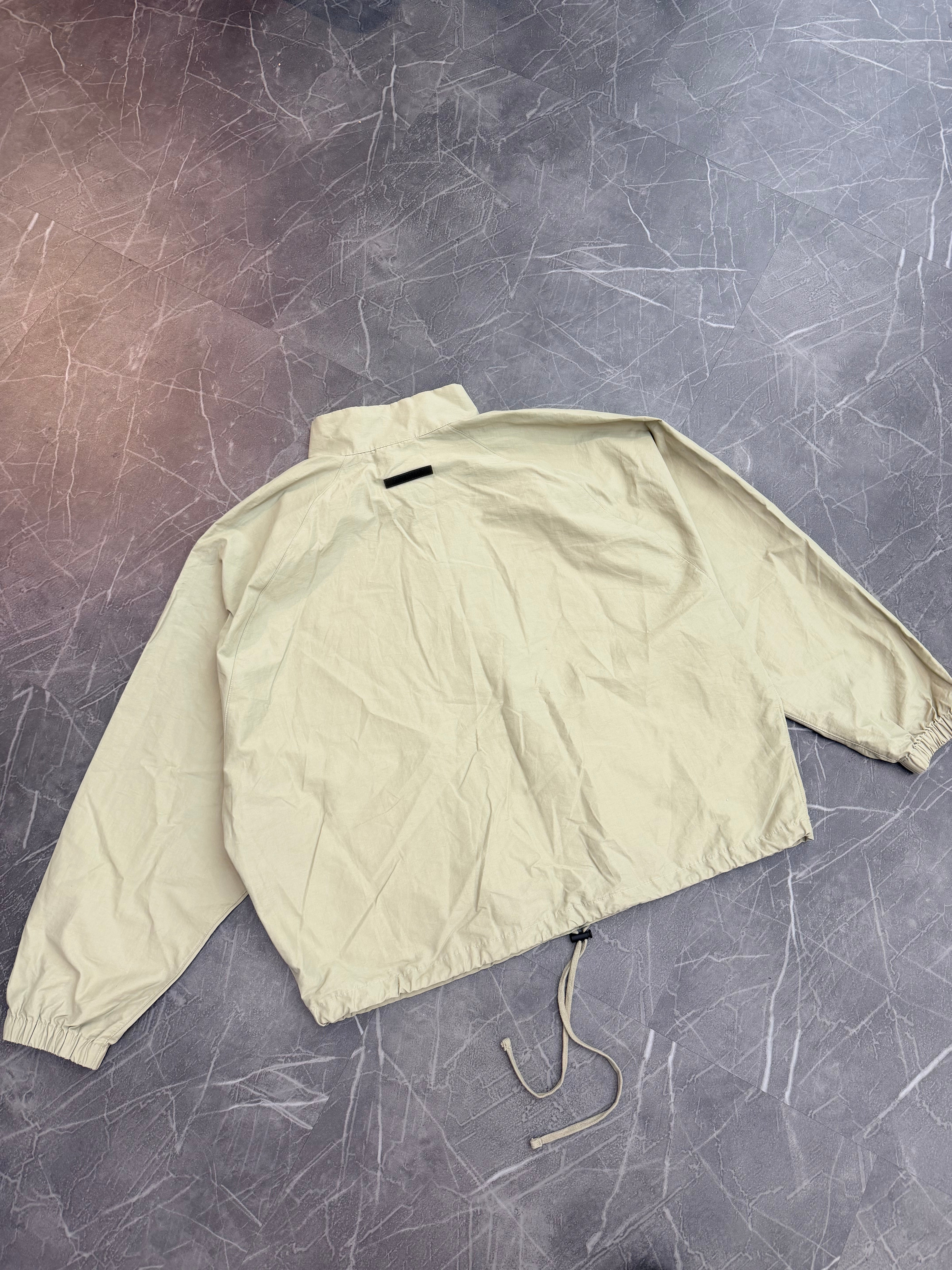 Essentials Pistachio Quarter Zip Windbreaker