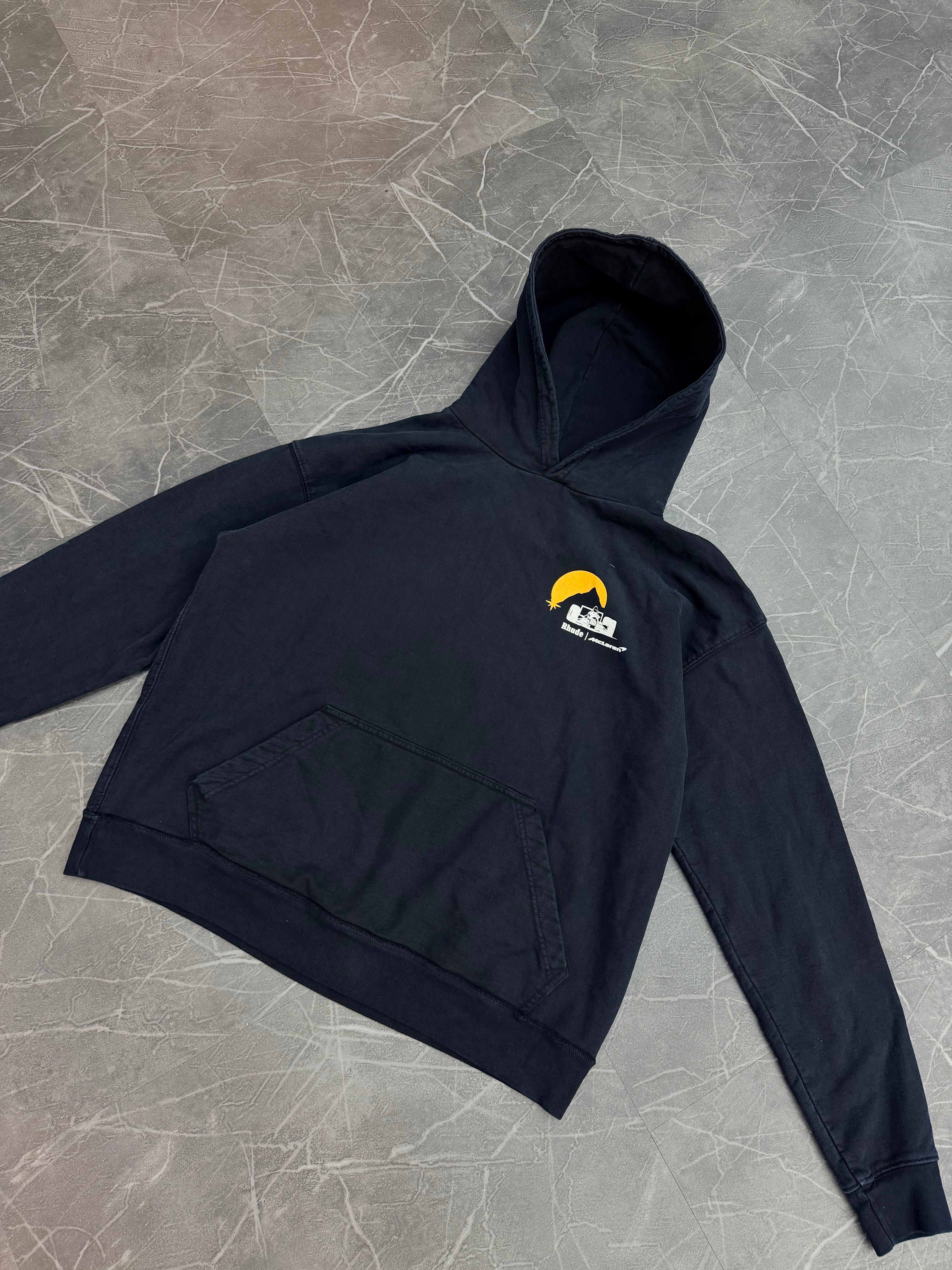 Rhude Mclaren Black Hoodie