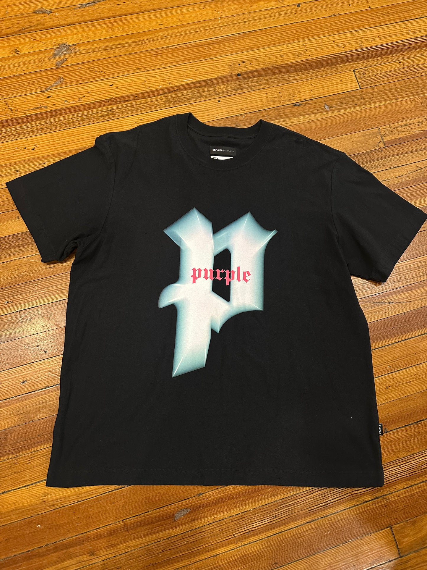 Purple Brand Tee “Glow P Logo”