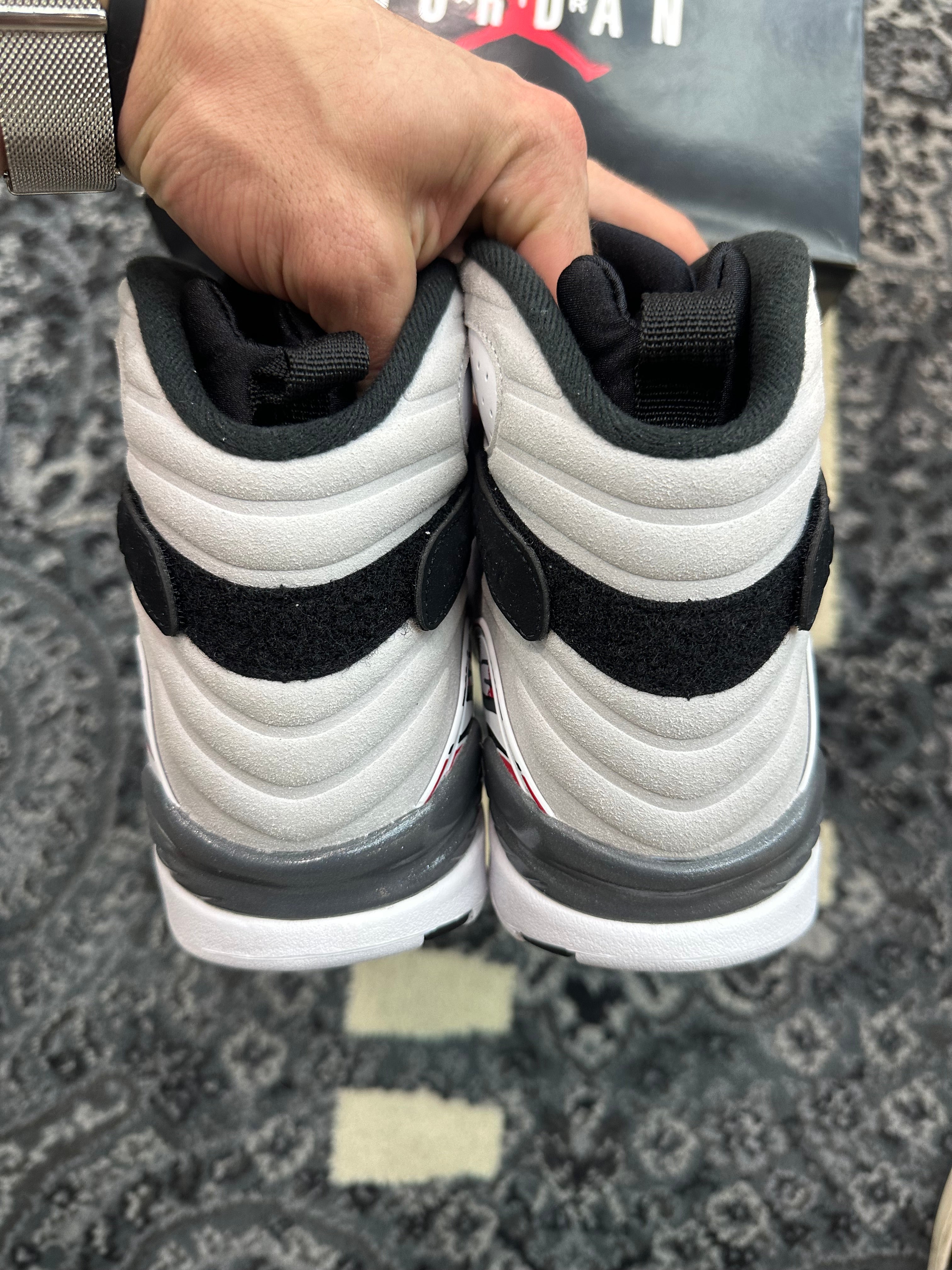 Jordan 8 “White True Red” (2025)