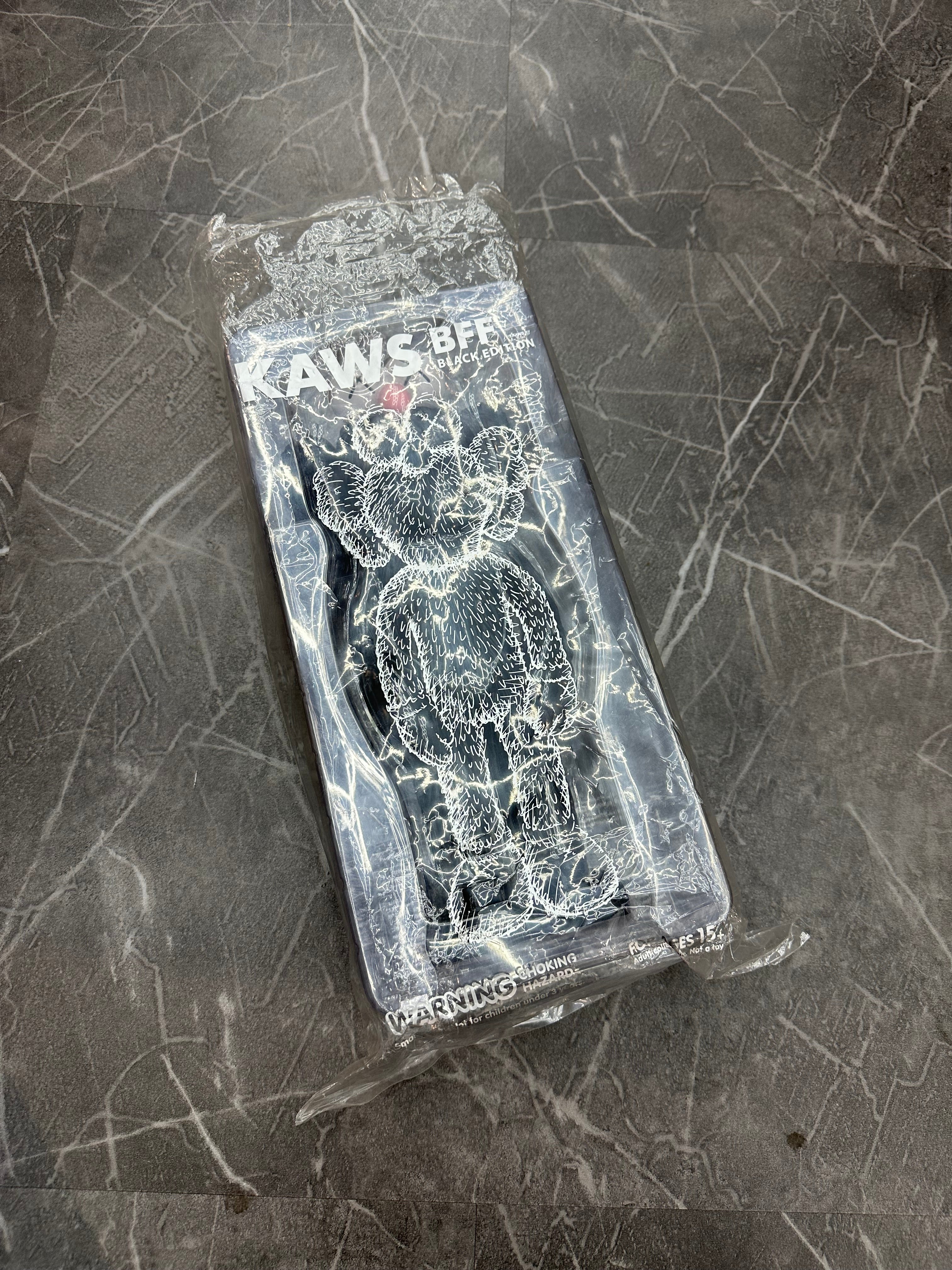 KAWS BFF Open Edition Vinyl Black