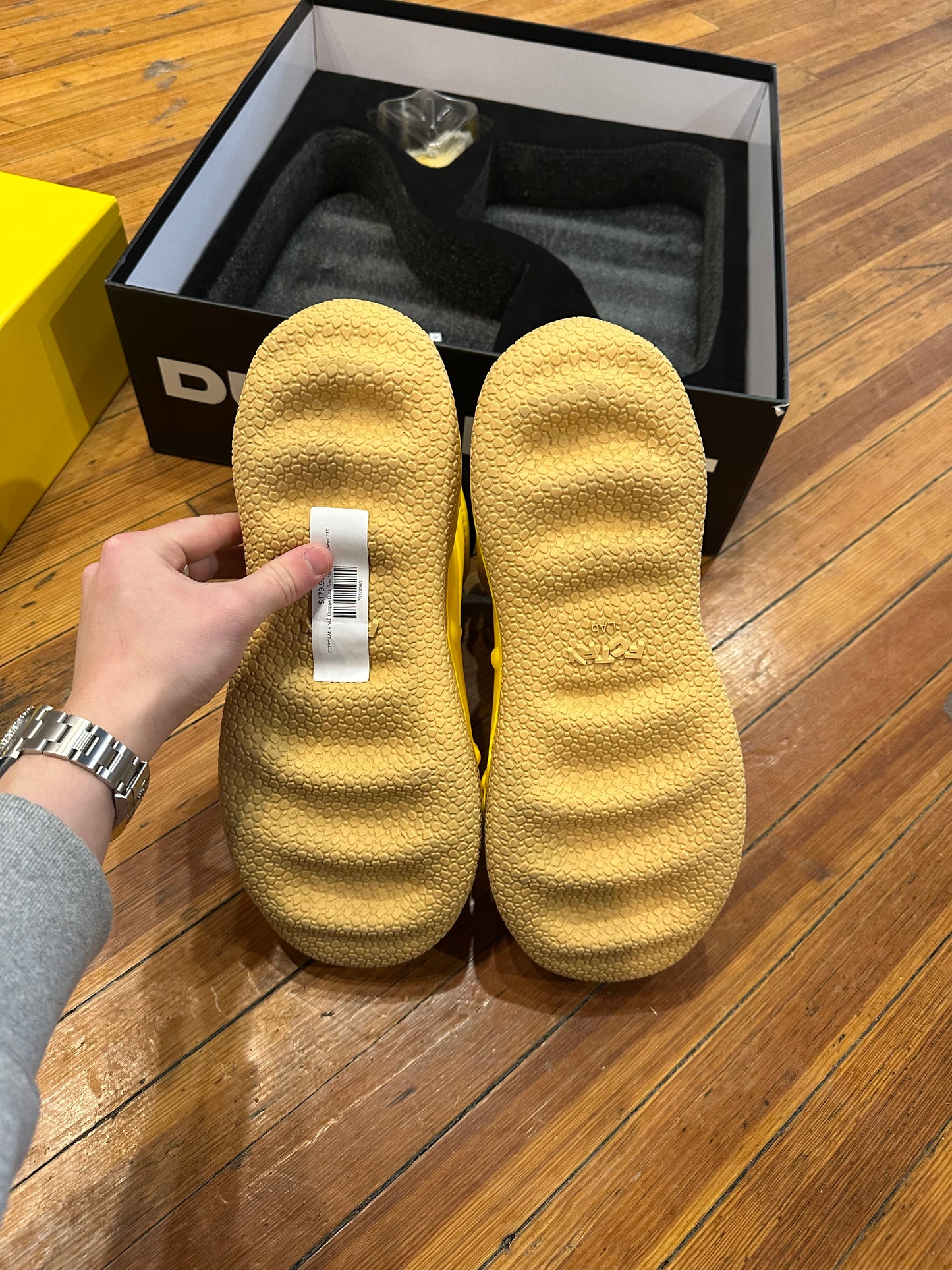 FCTRY LAb x NLE Choppa Duck Boot “Yellow”
