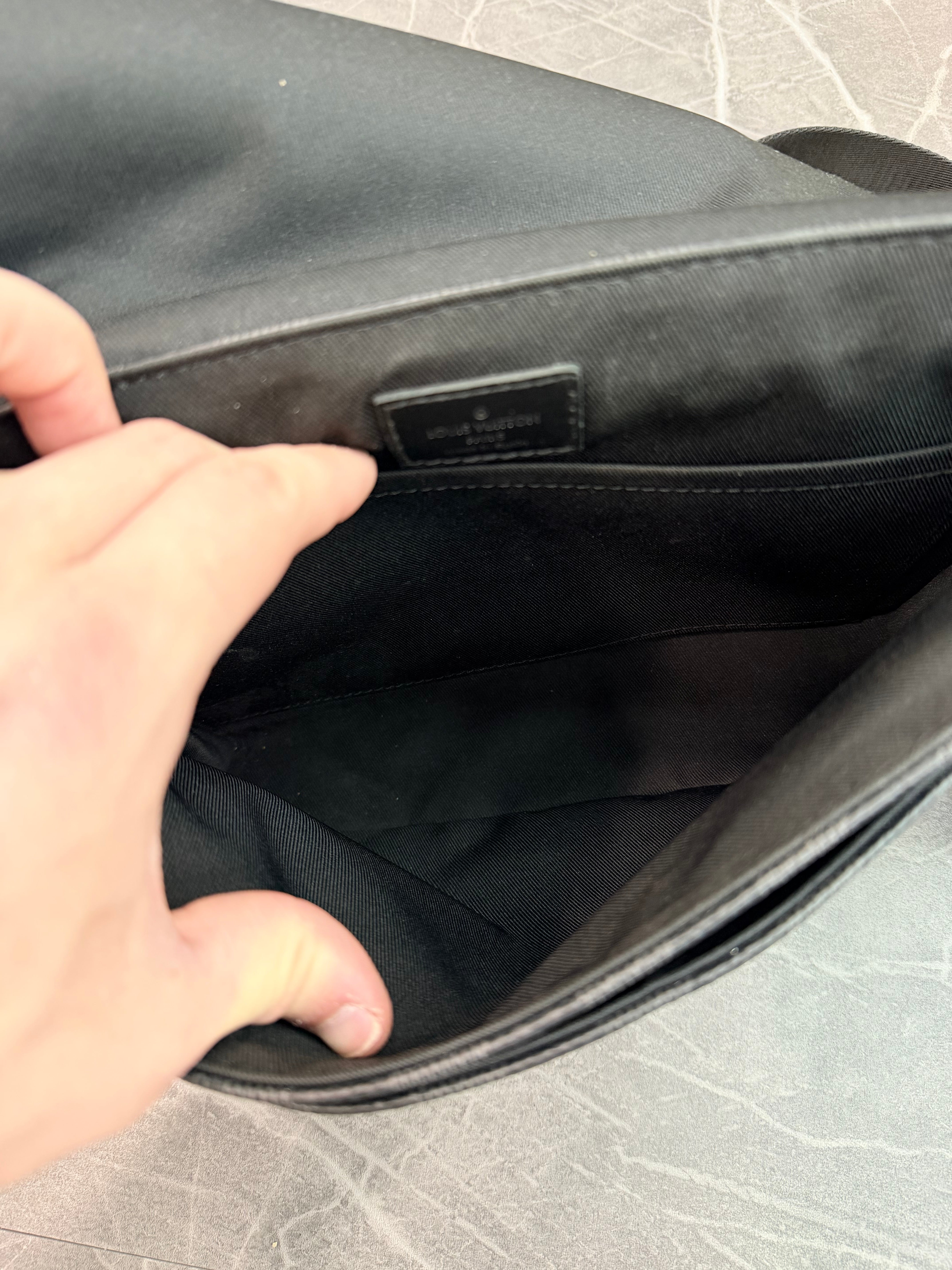 Louis Vuitton Black Monogram Shoulder Bag
