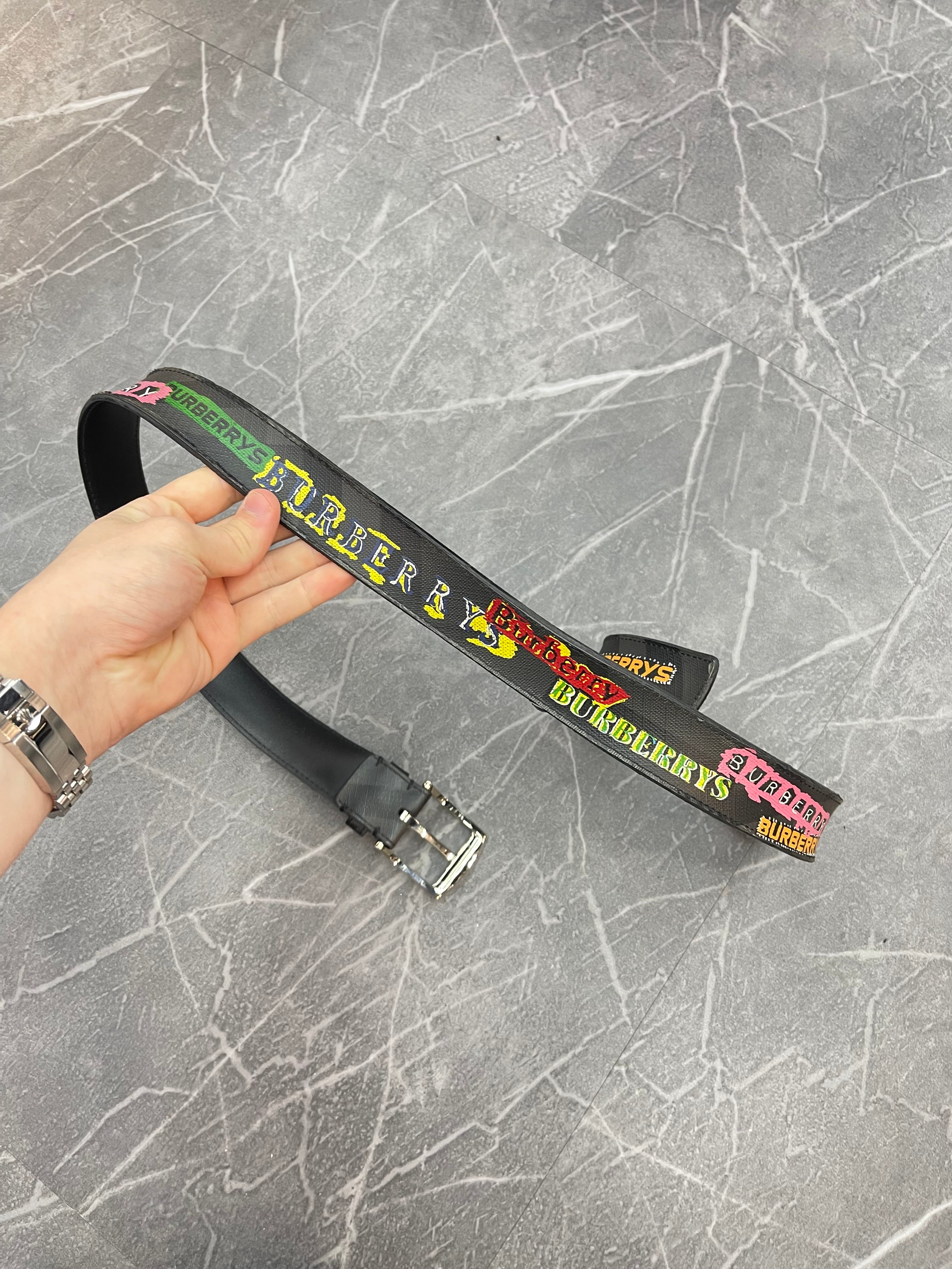 Burberry Multi Logo Belt