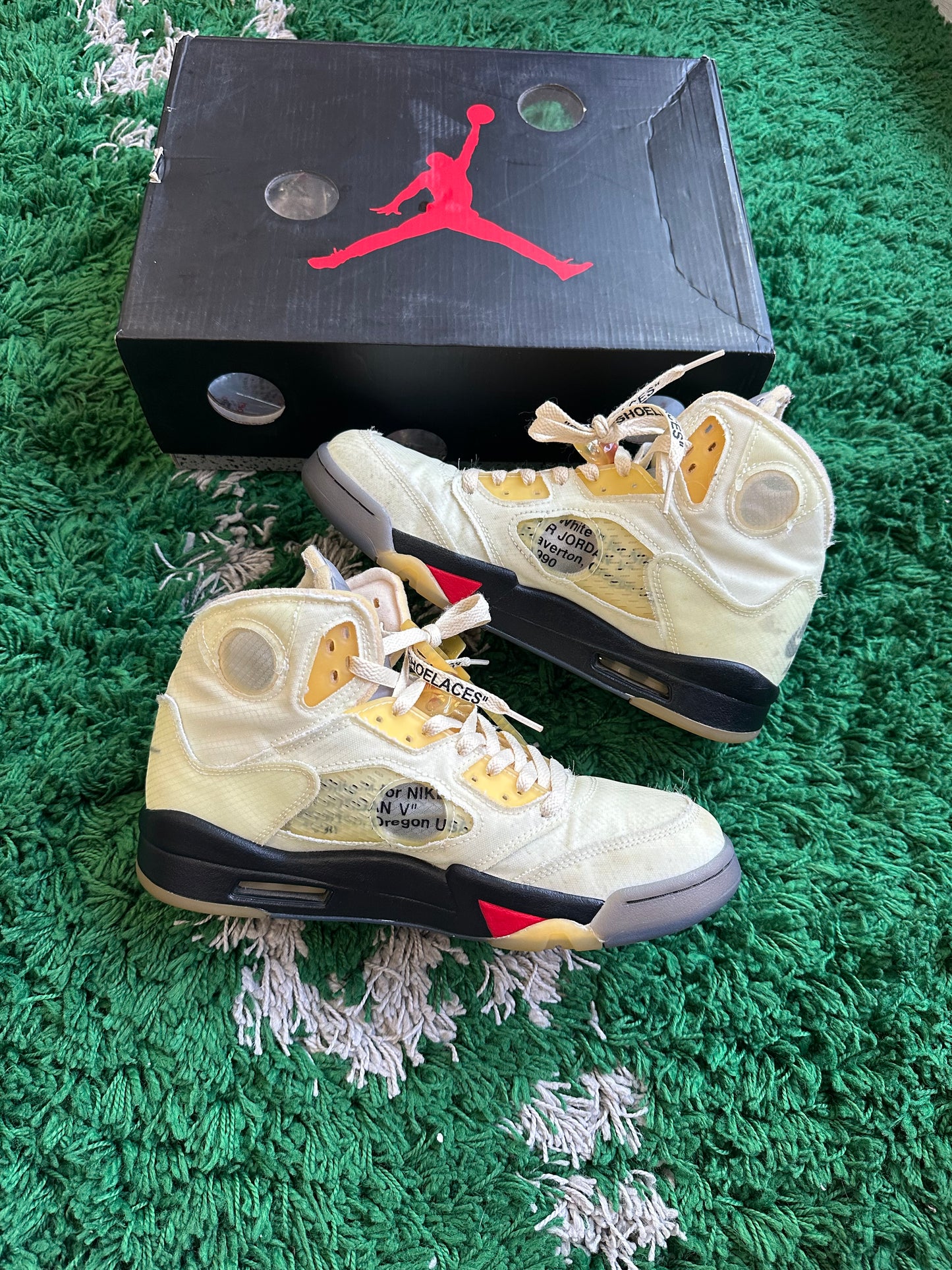 Jordan 5 Off White “Sail”