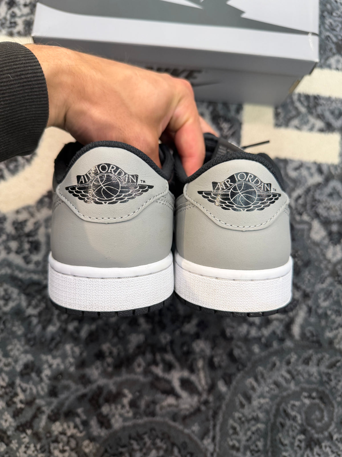 Jordan 1 Low “Shadow” (Size 9) (Lightly Worn)