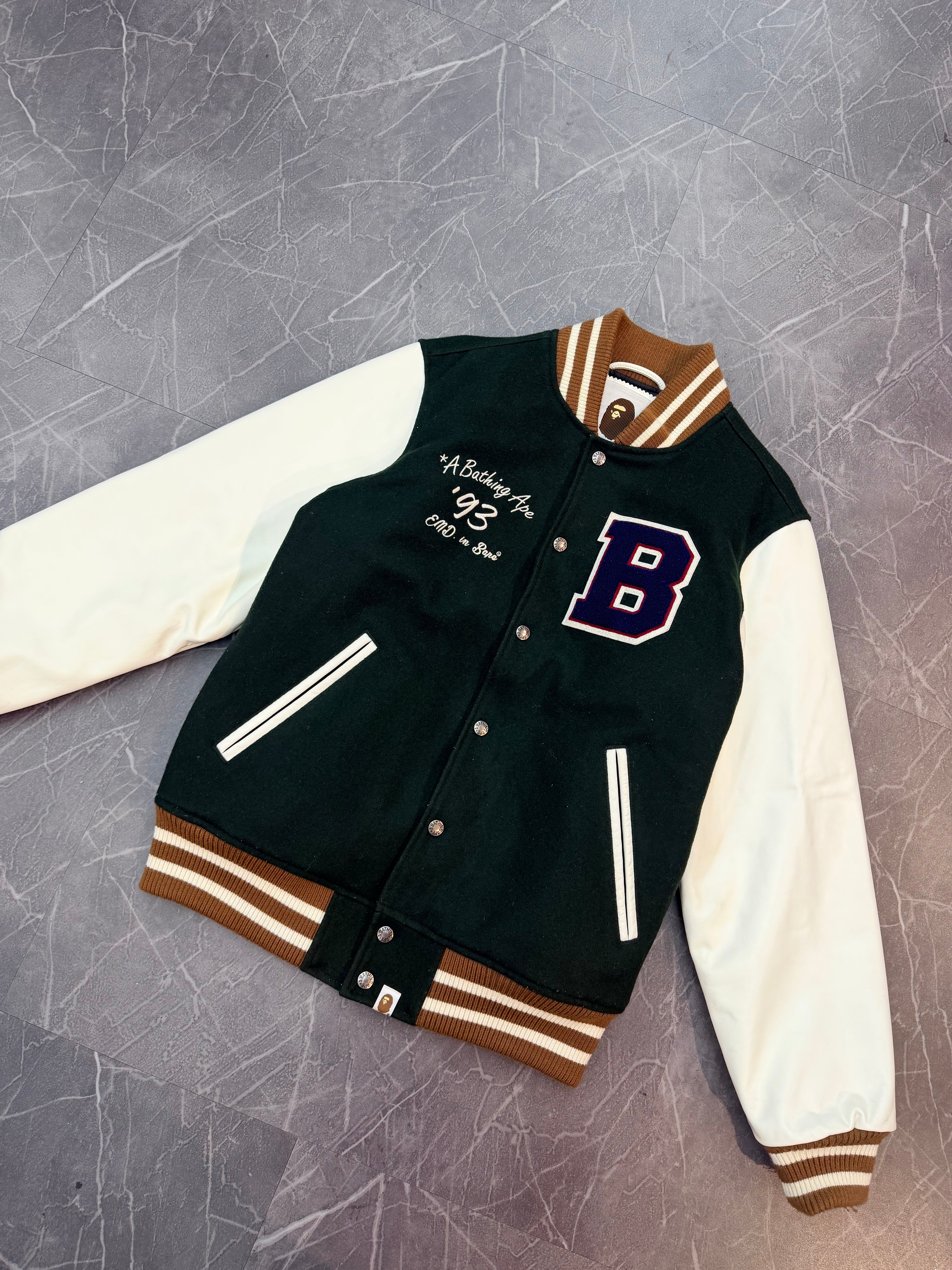 BAPE x END Varsity Jacket