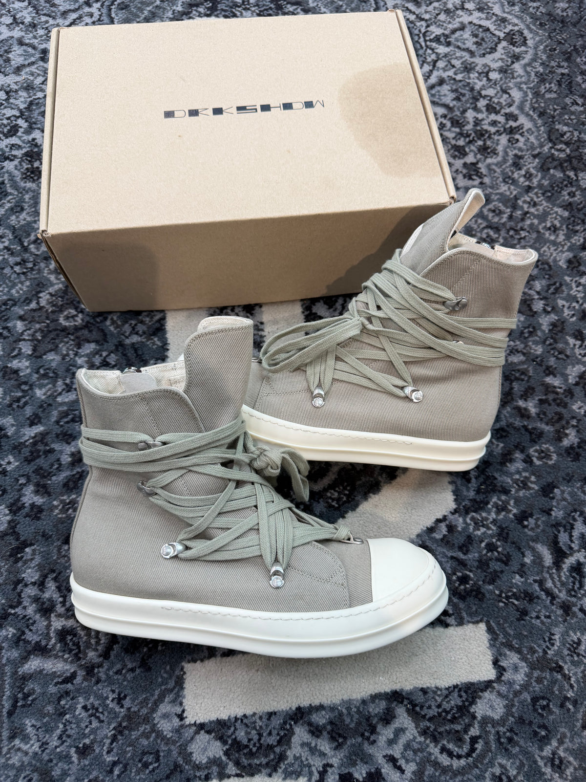Rick Owen’s Dark Shadow High “Grey”