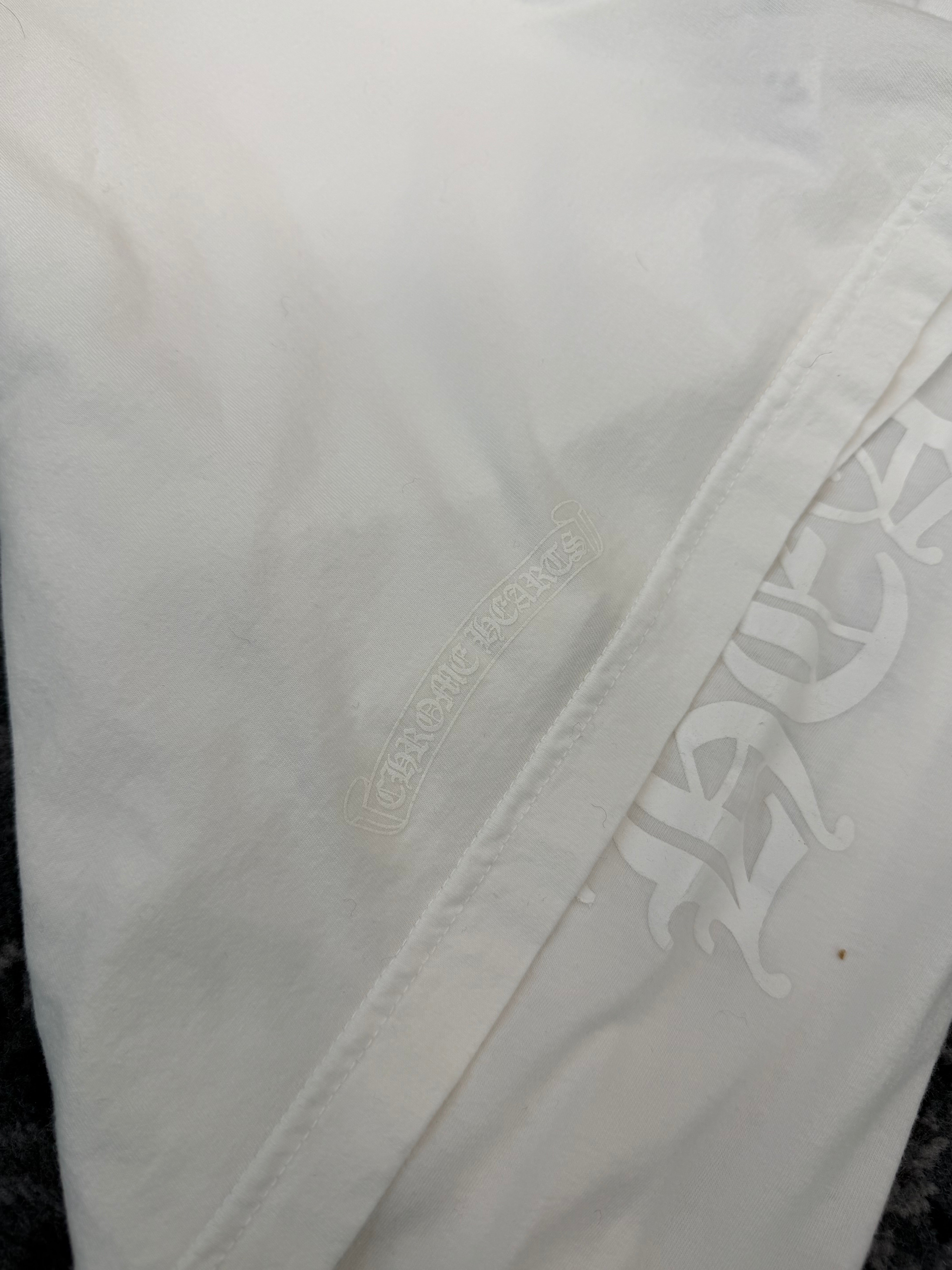 Chrome Hearts Neck Logo Long Sleeve All White