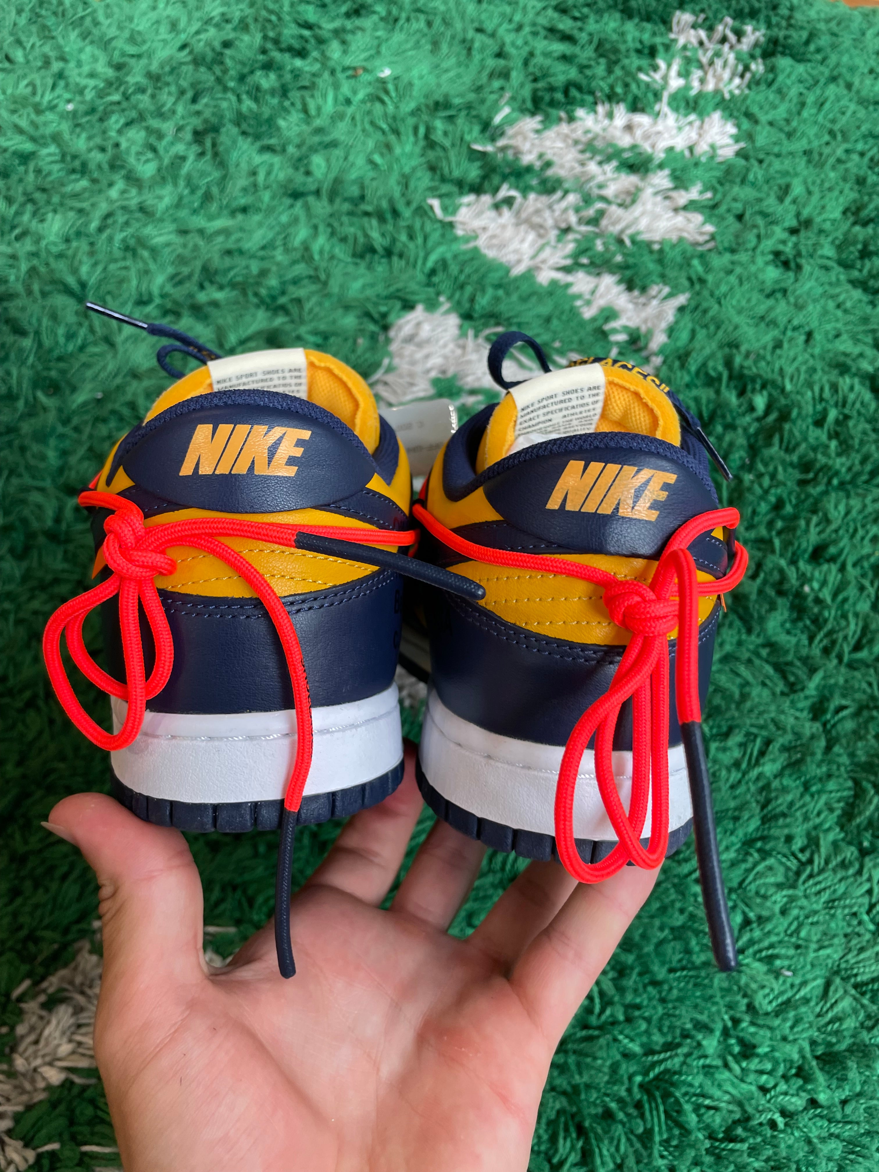 Nike Dunk Low x Off White “Gold”