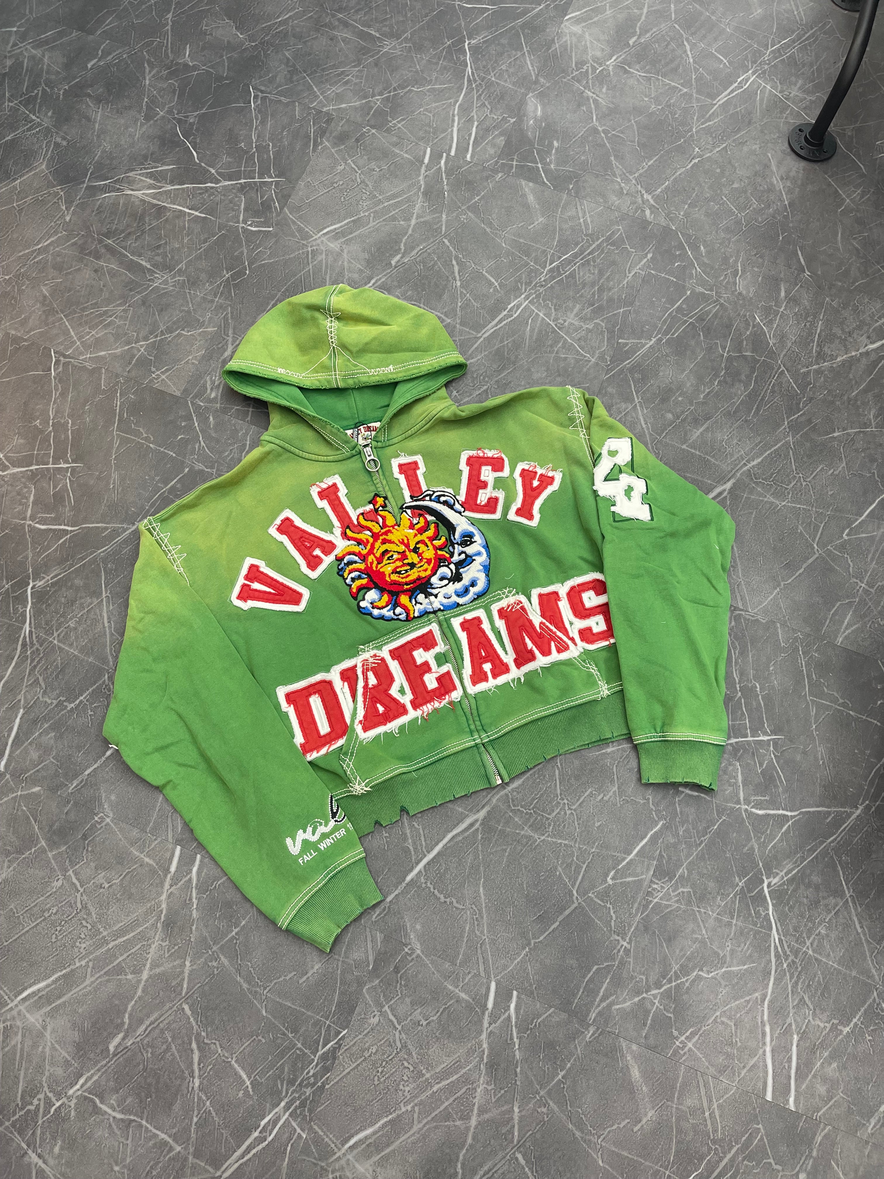 Vale Forever Sunny Zip Up “Green”