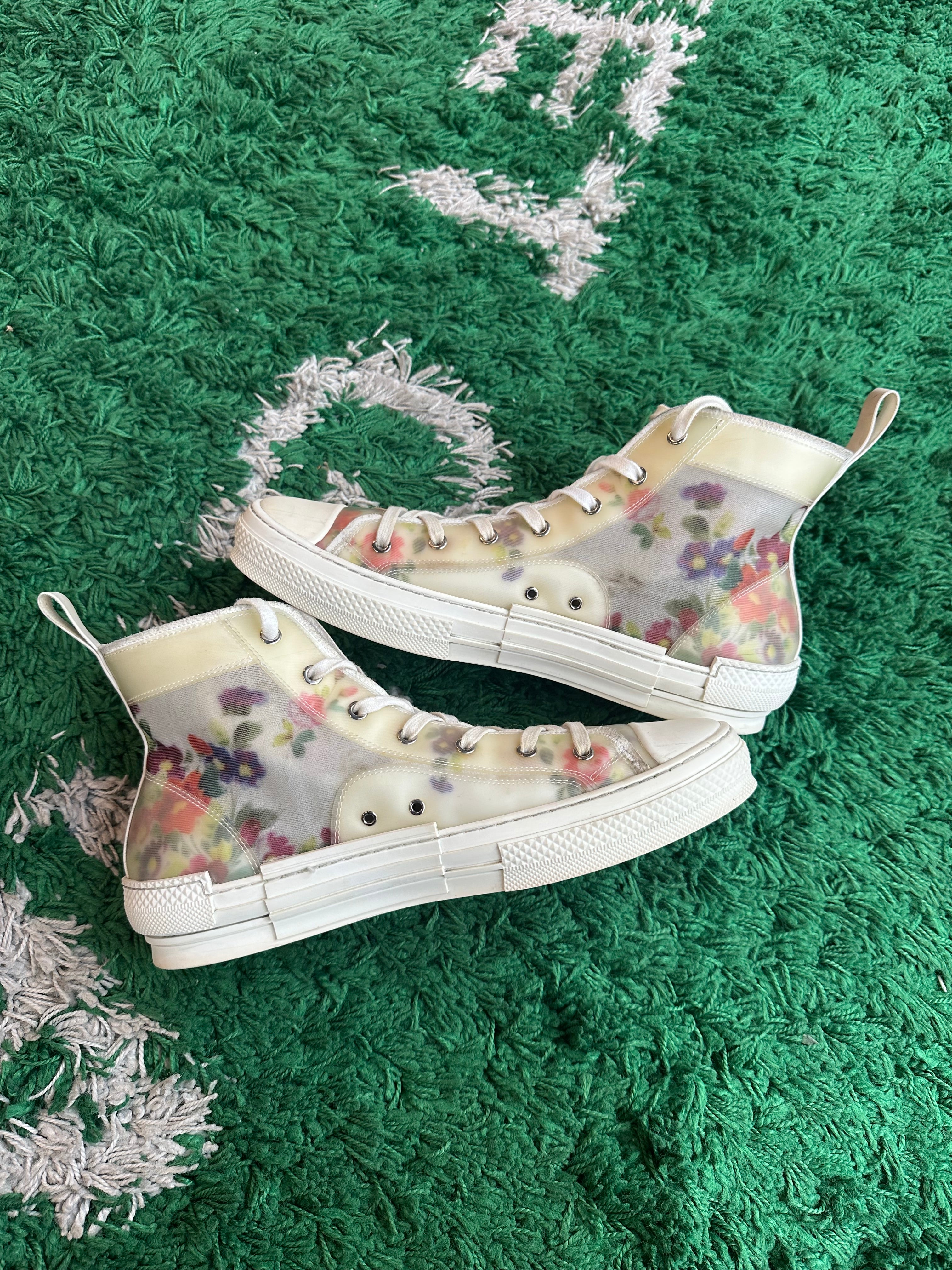 Dior Converse High Top “Flowers”