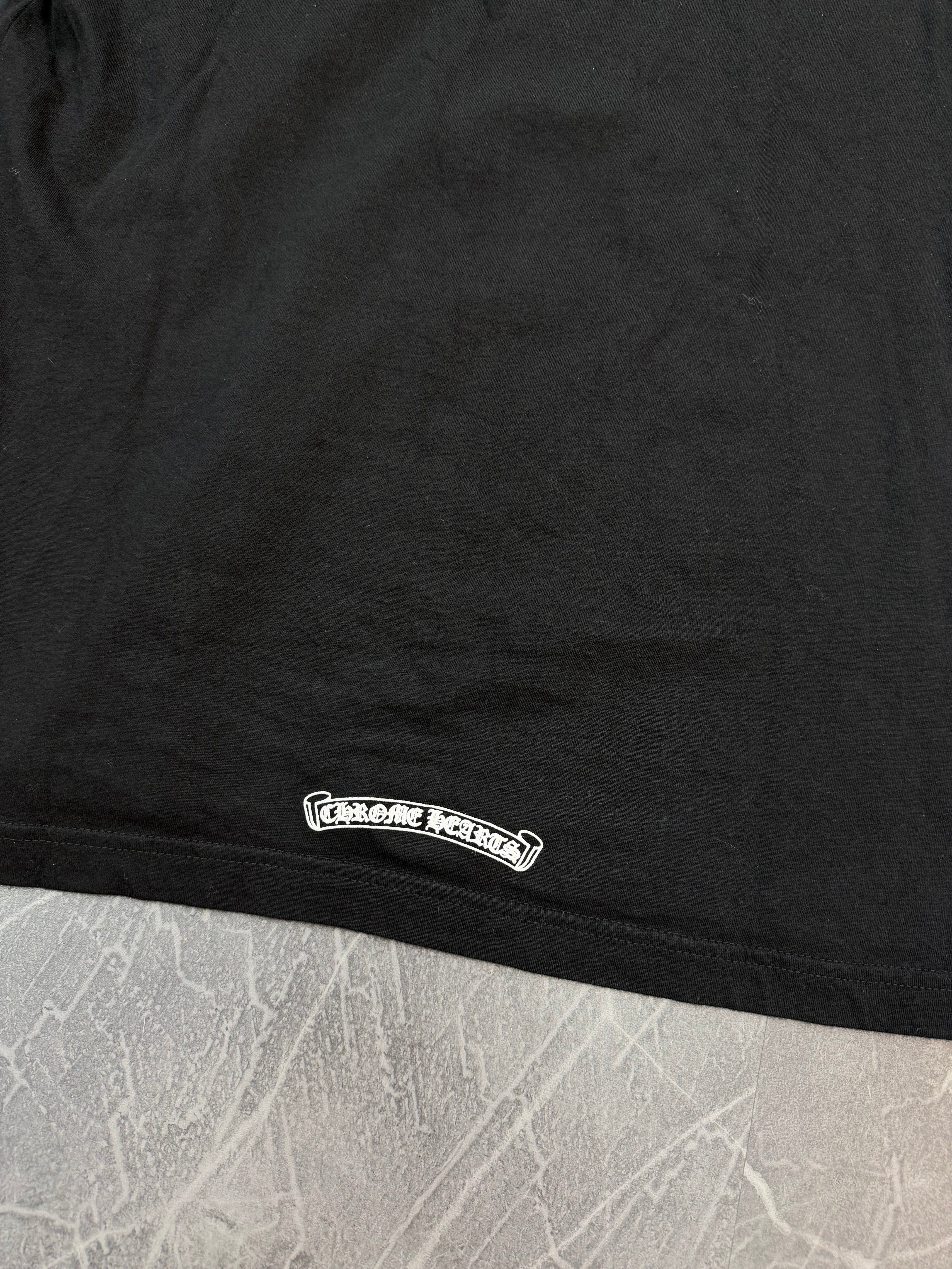Chrome Hearts Neck Logo Long Sleeve Black