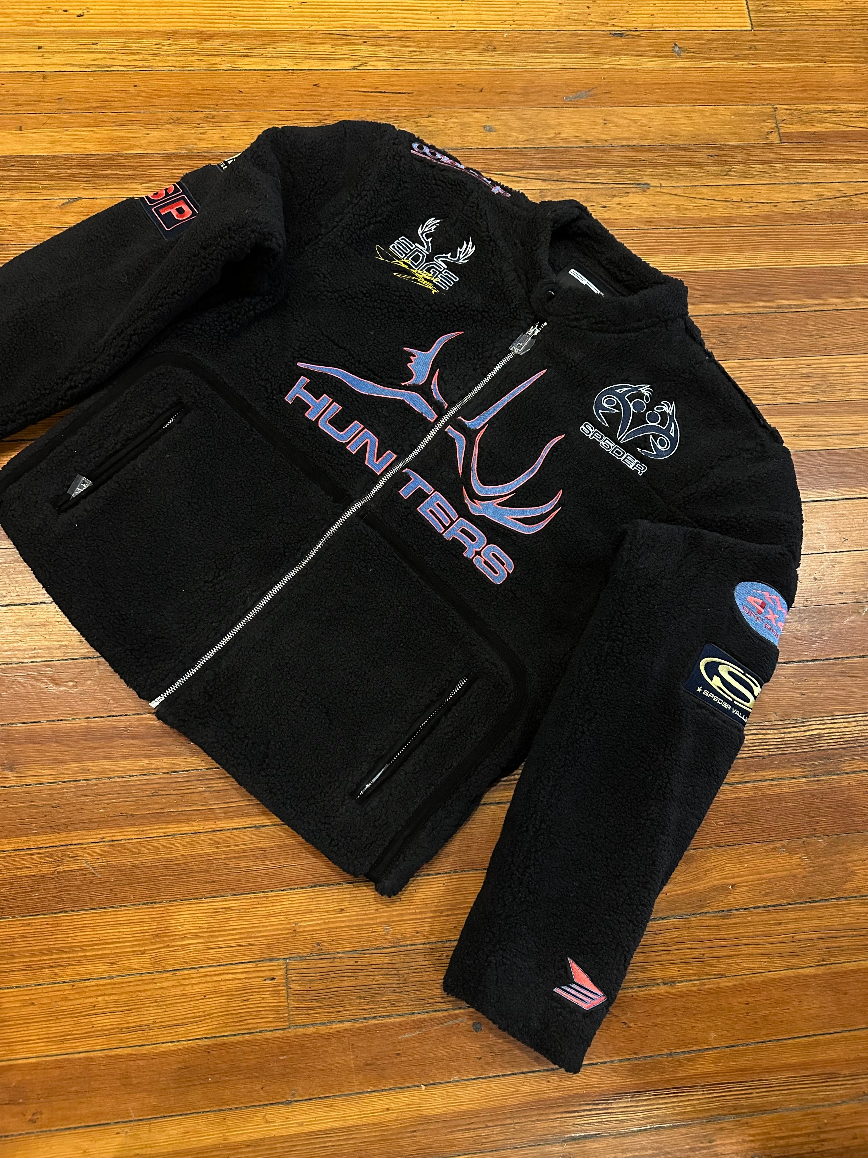 Sp5der Sherpa Hunter Moto Jacket “Black”