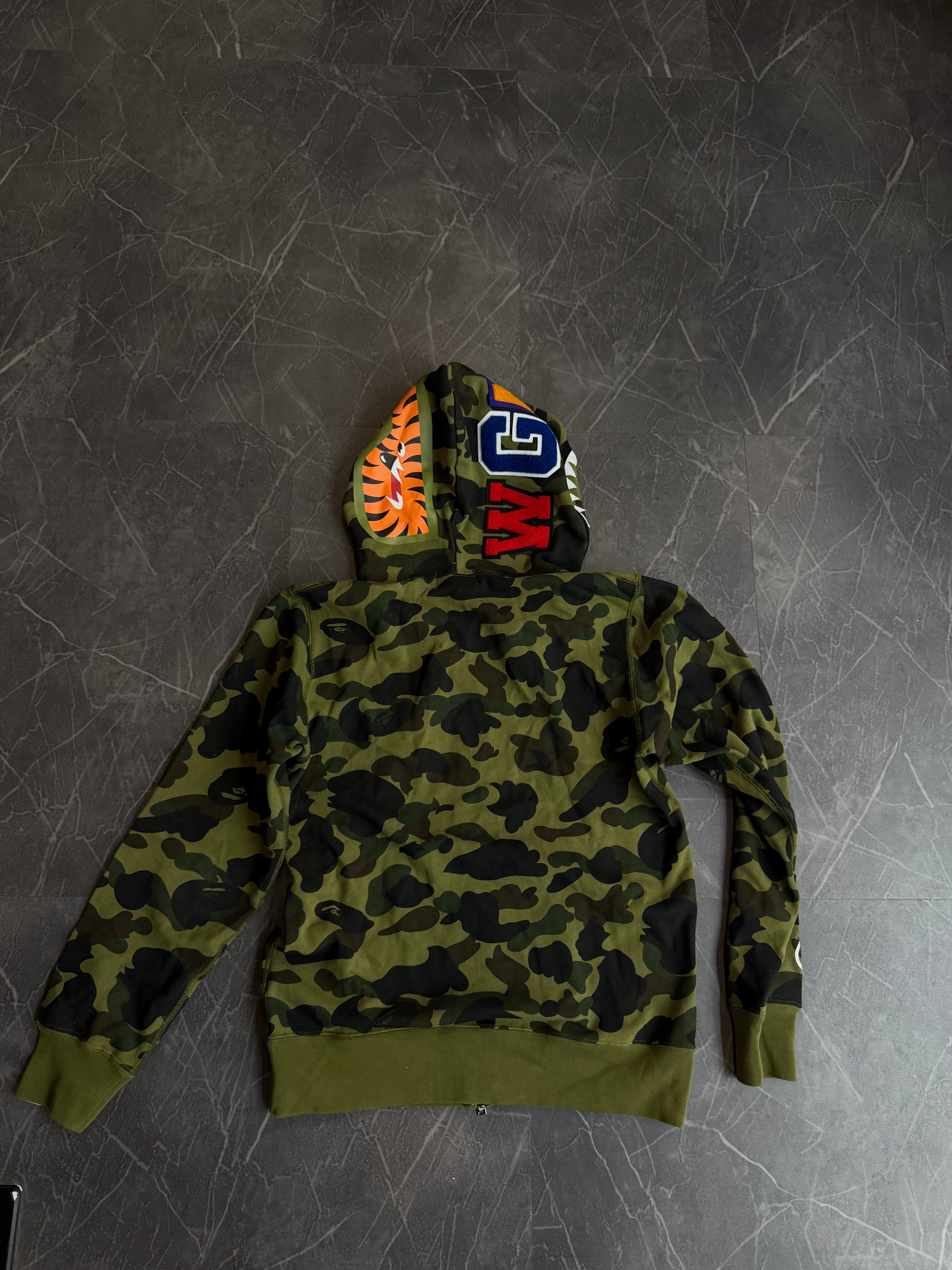 Bape Camo Zip Up “Green”