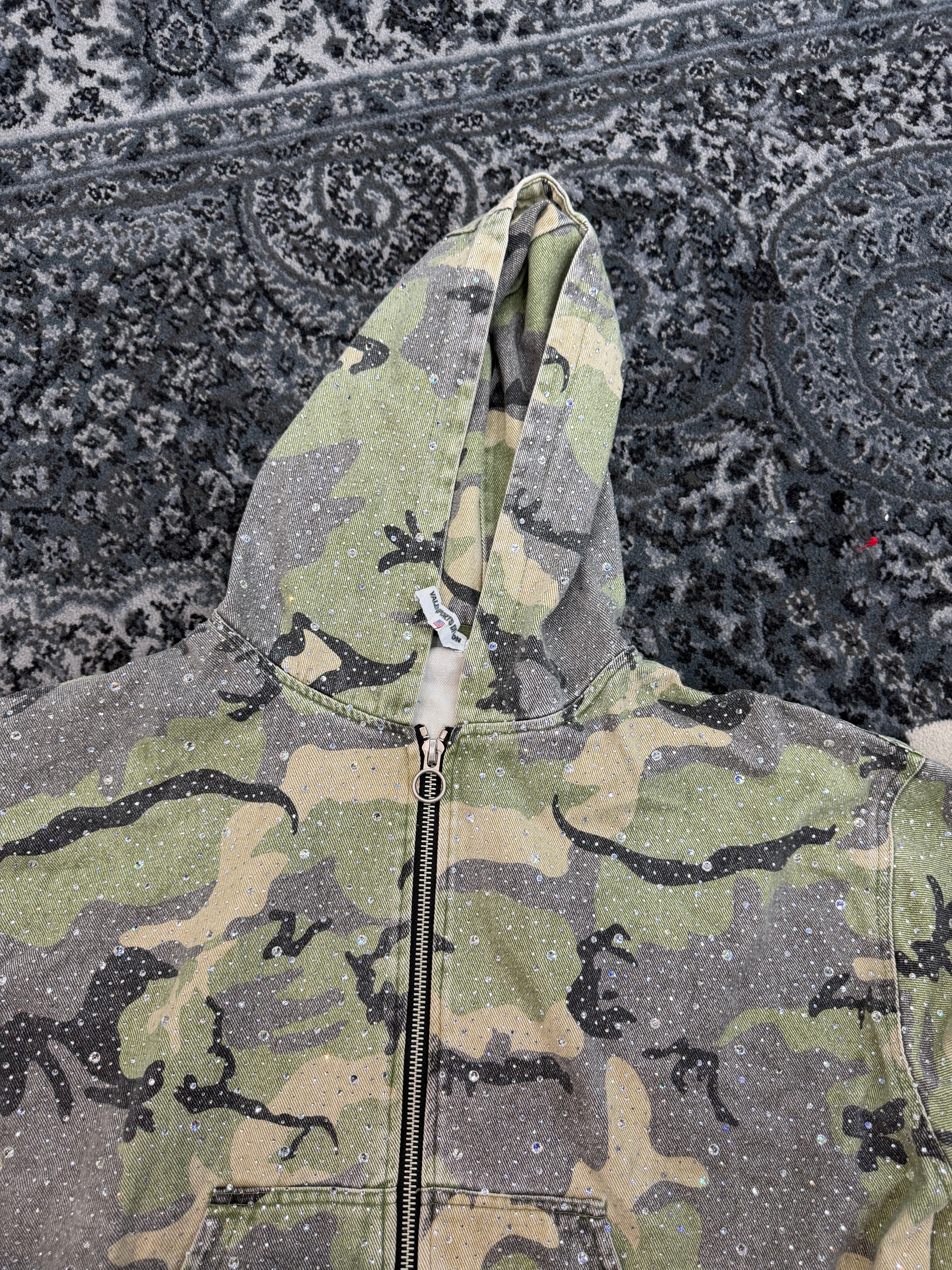 Vale Zip Up “Camo Crystal”