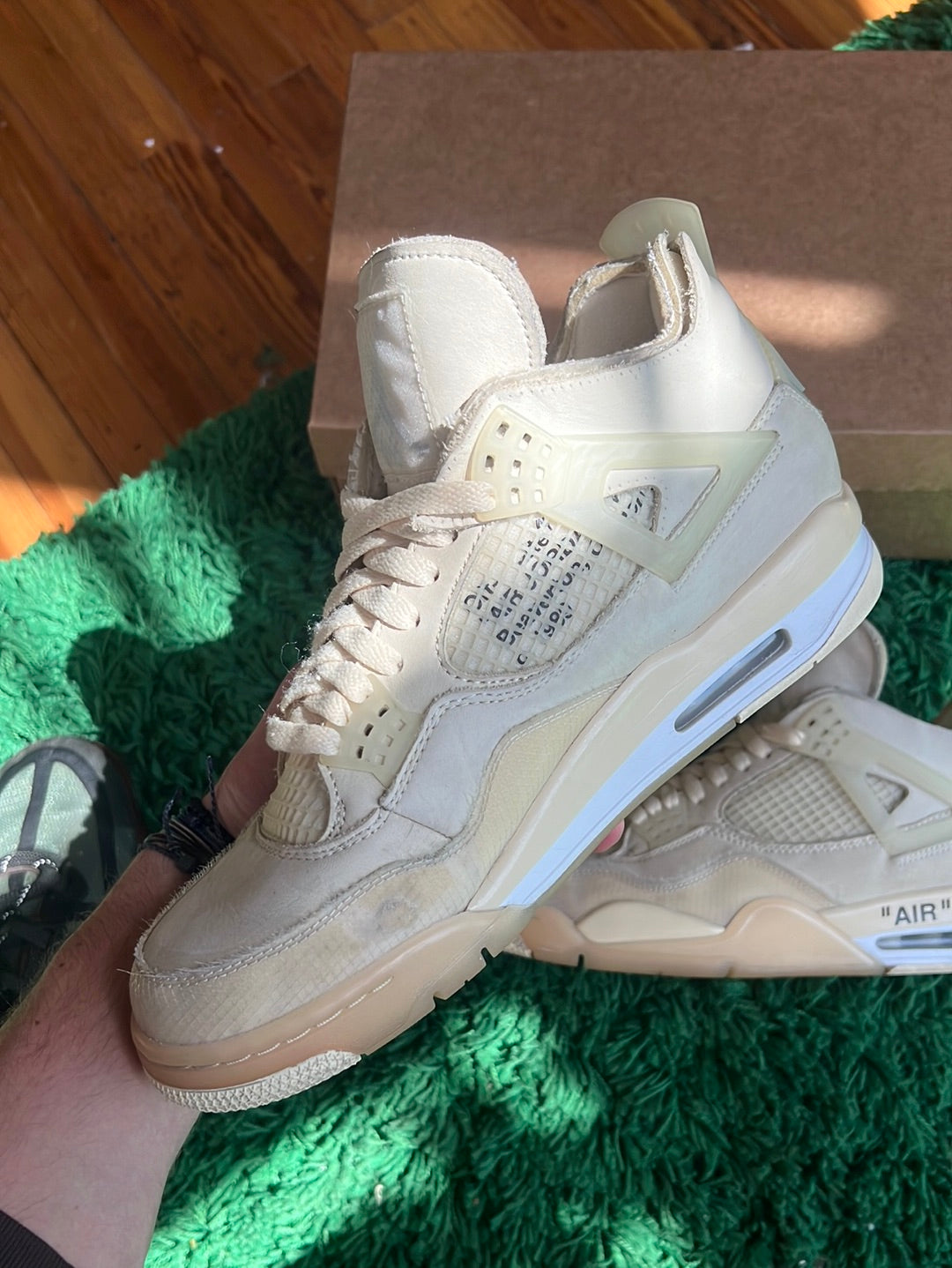 Jordan 4 x Off-White “Sail”
