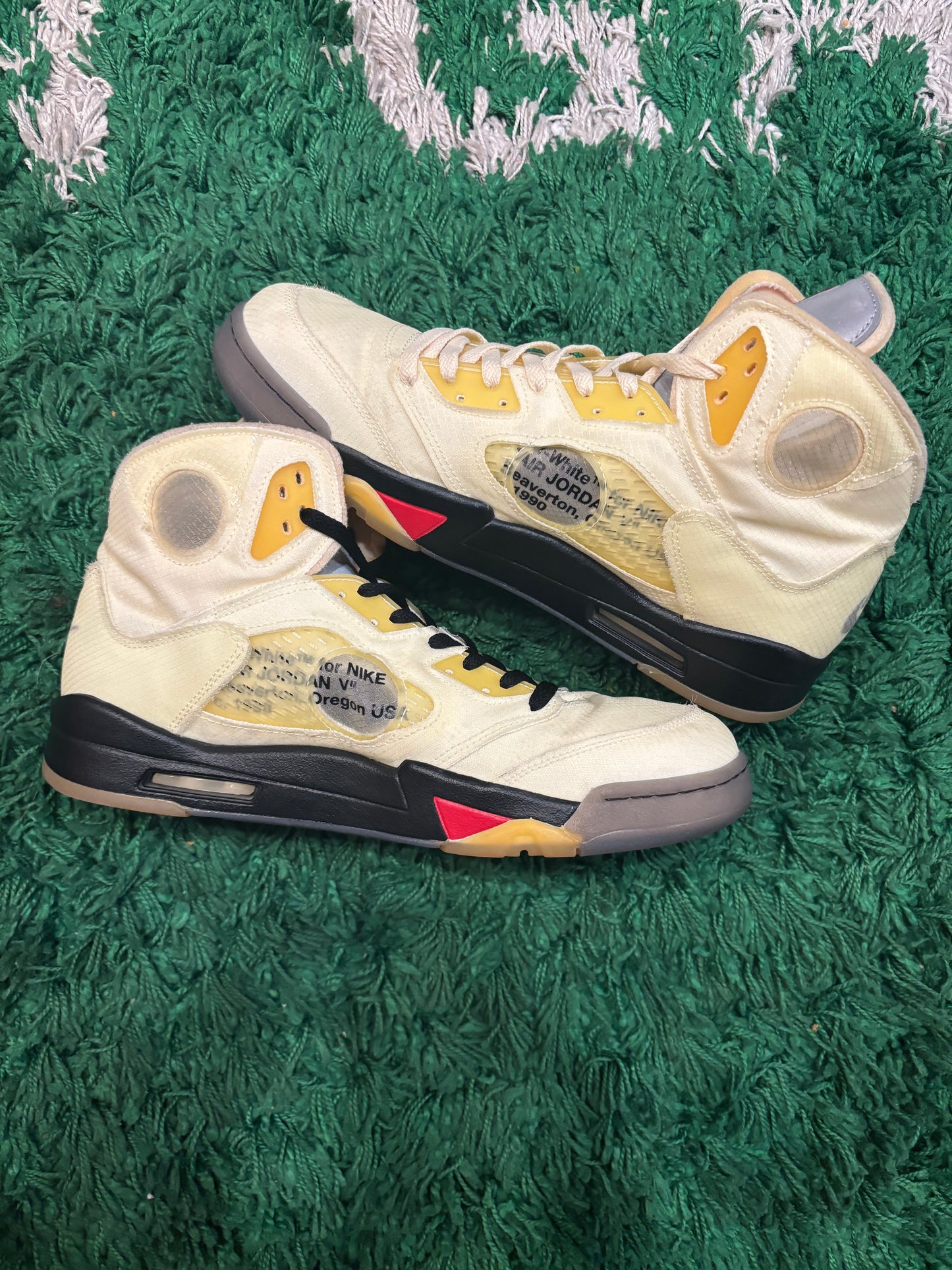 Off White X Jordan 5“Sail”