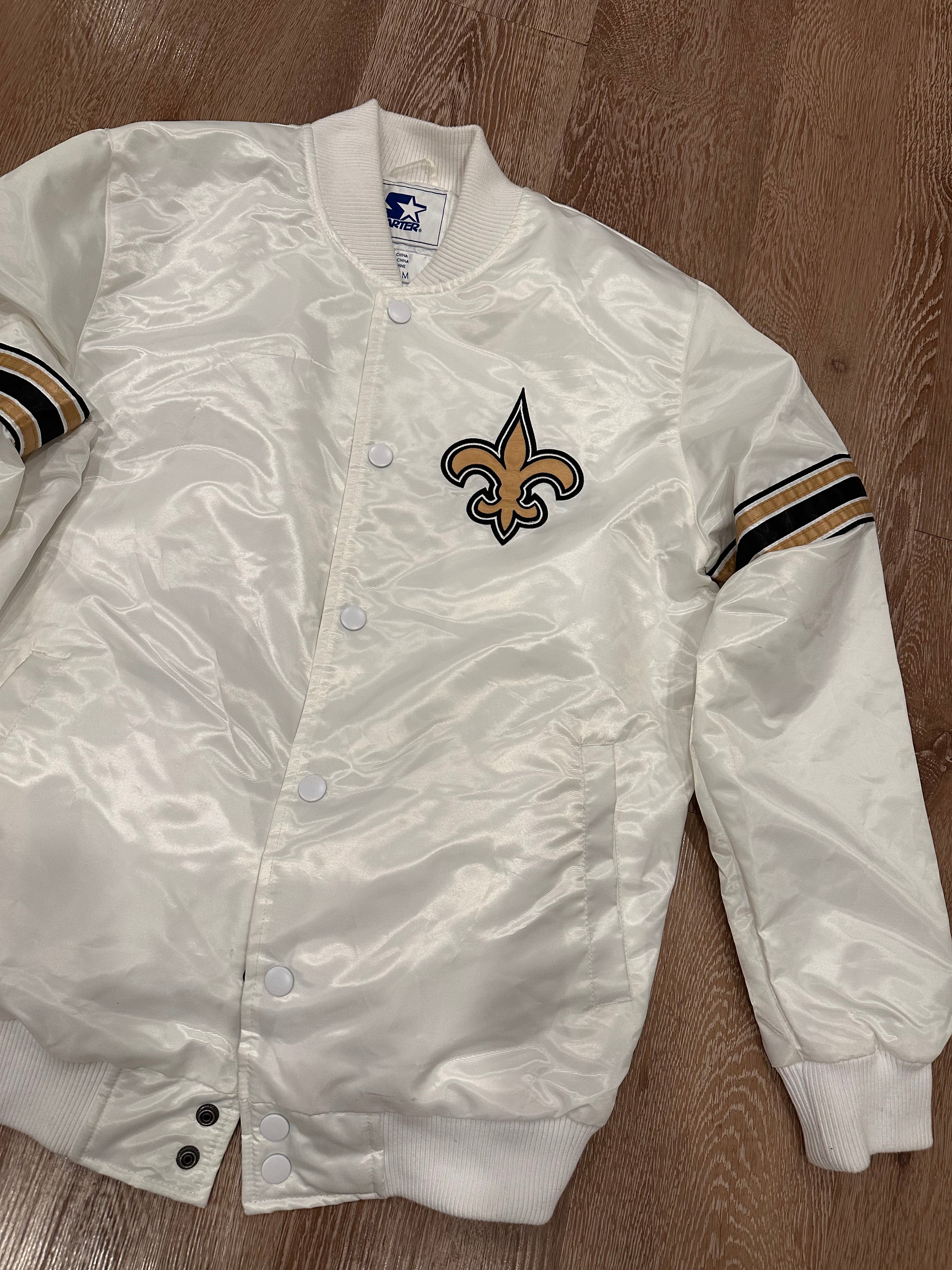 Y2K New Orleans Saints Bomber Jacket (M)