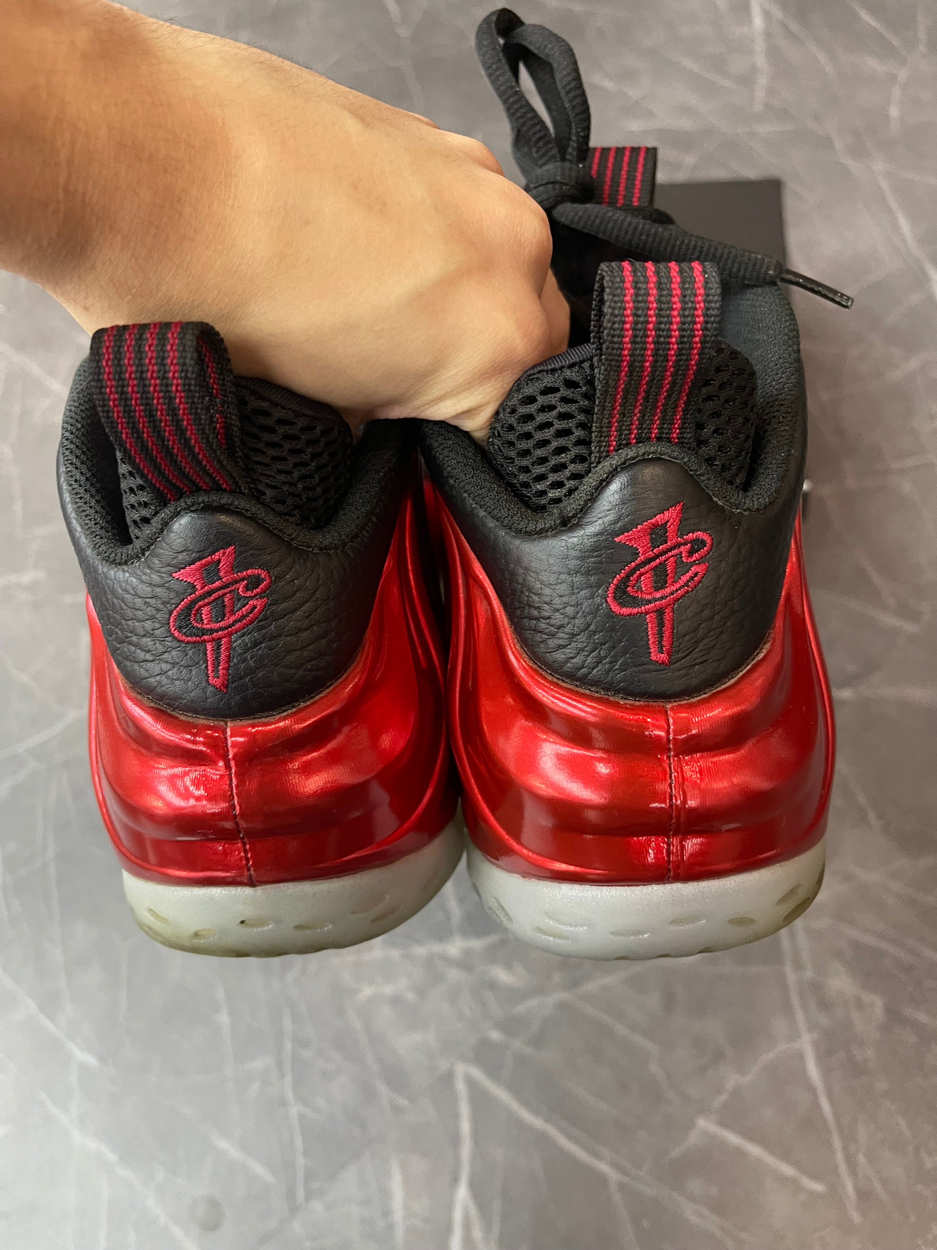 Nike Foamposite “Metallic Red”