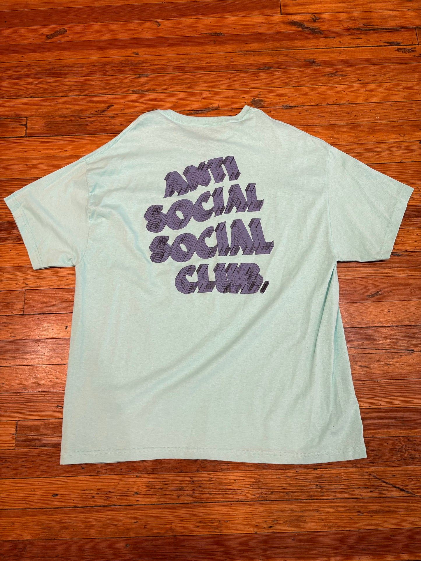 Anti Social Social Club Tee “Blue Pink Logo”
