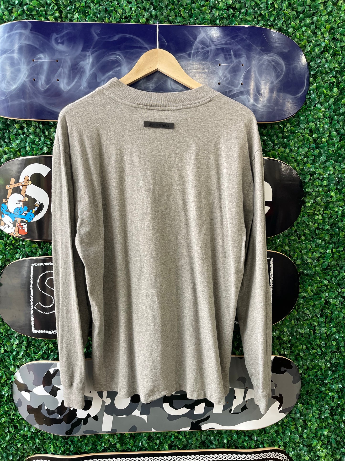 Essentials Long Sleeve Tee “Dark Oatmeal”
