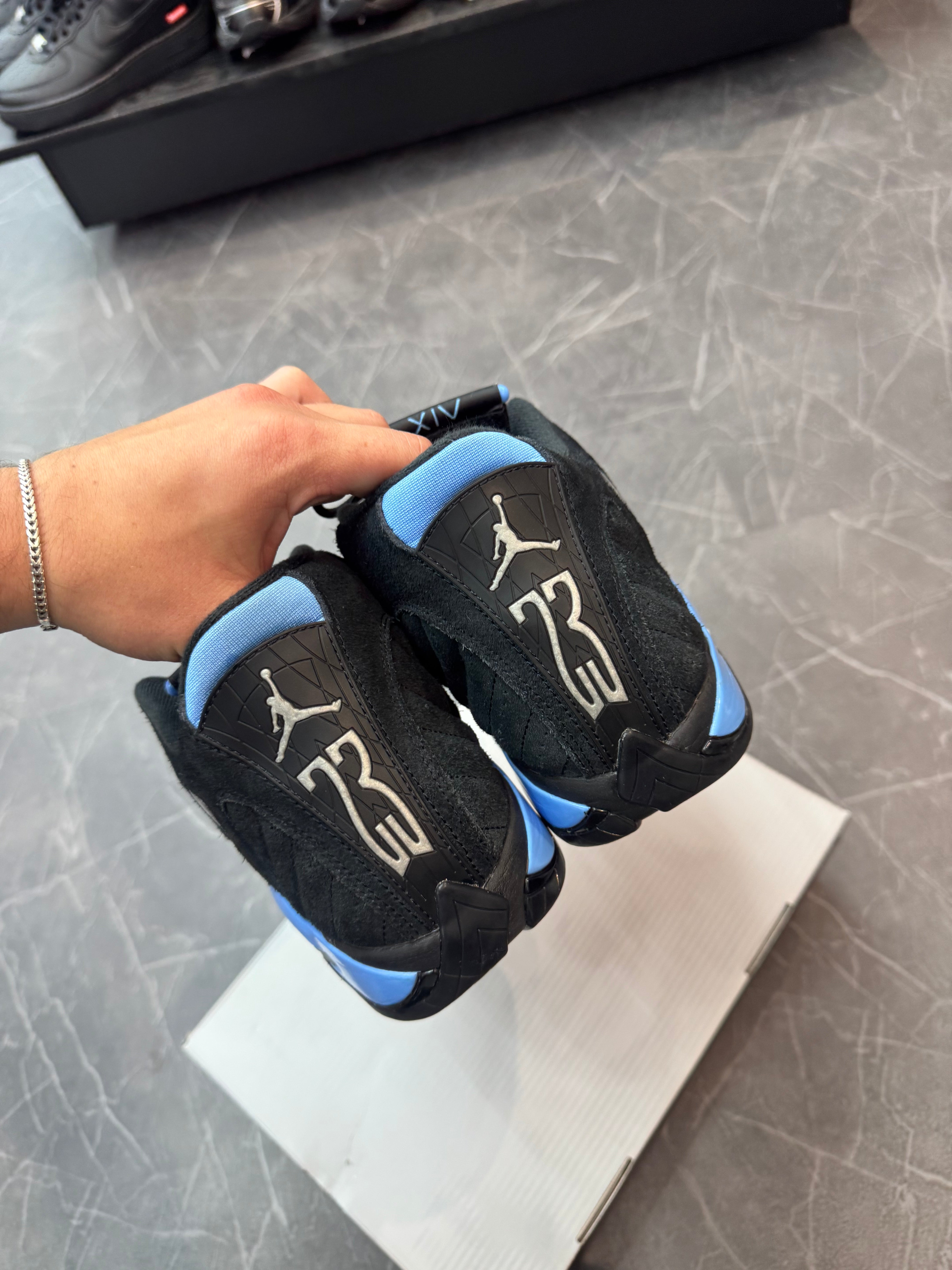 Jordan 14 “Black University Blue” (2026)