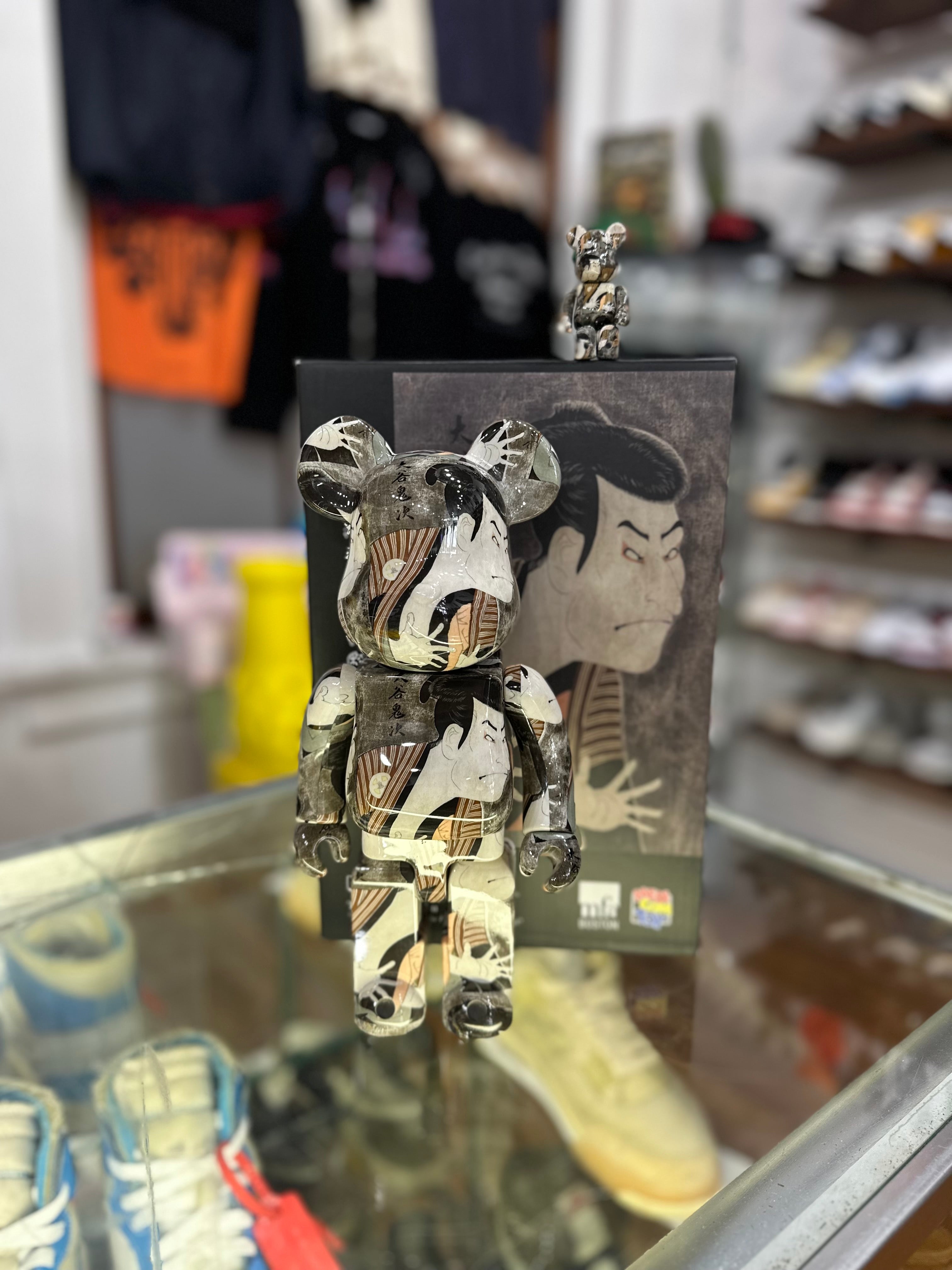 BearBrick 400% & 100% Sharaku Toshusai”