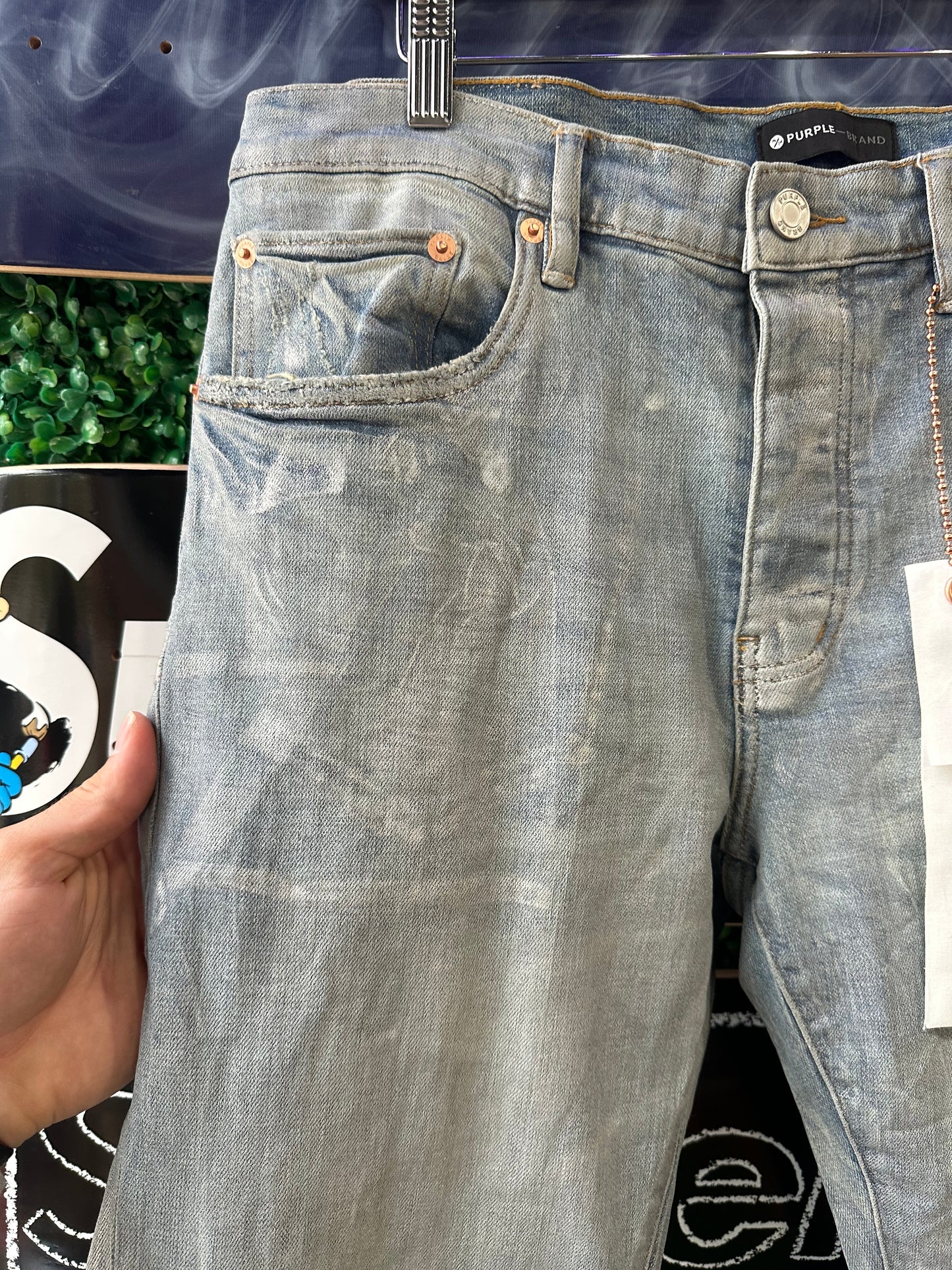 Purple Brand Jeans Washed Blue (34)